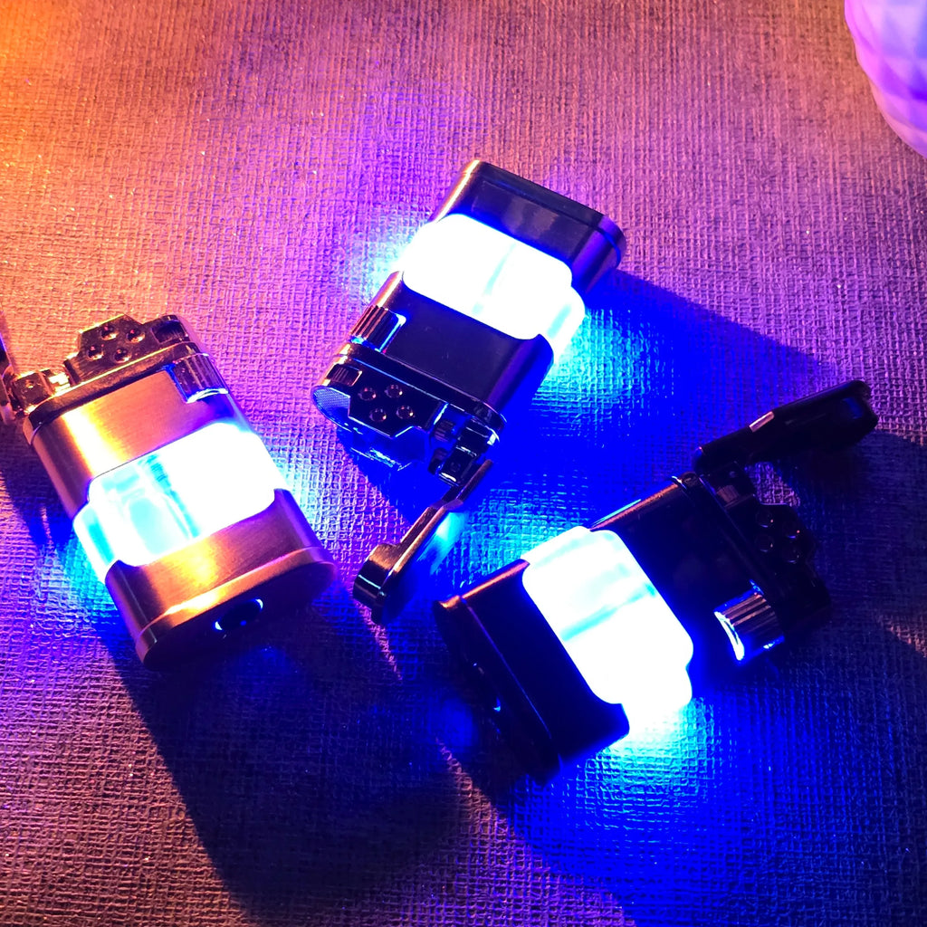 ALA FLAME Ghost Blueprint Transparent Jet Flame Lighter