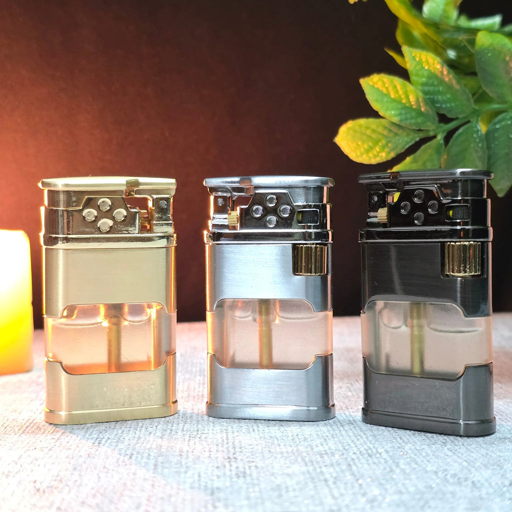 ALA FLAME Ghost Blueprint Transparent Jet Flame Lighter