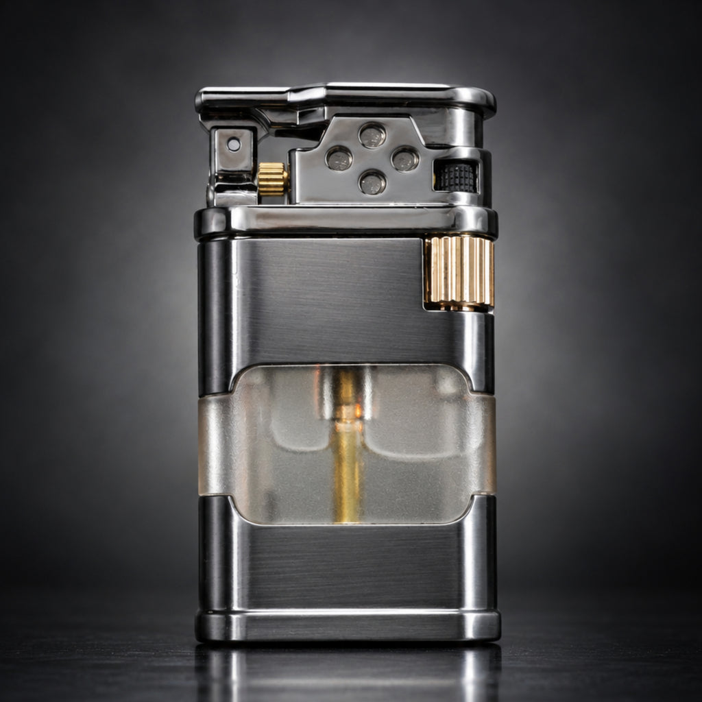 ALA FLAME Ghost Blueprint Transparent Jet Flame Lighter