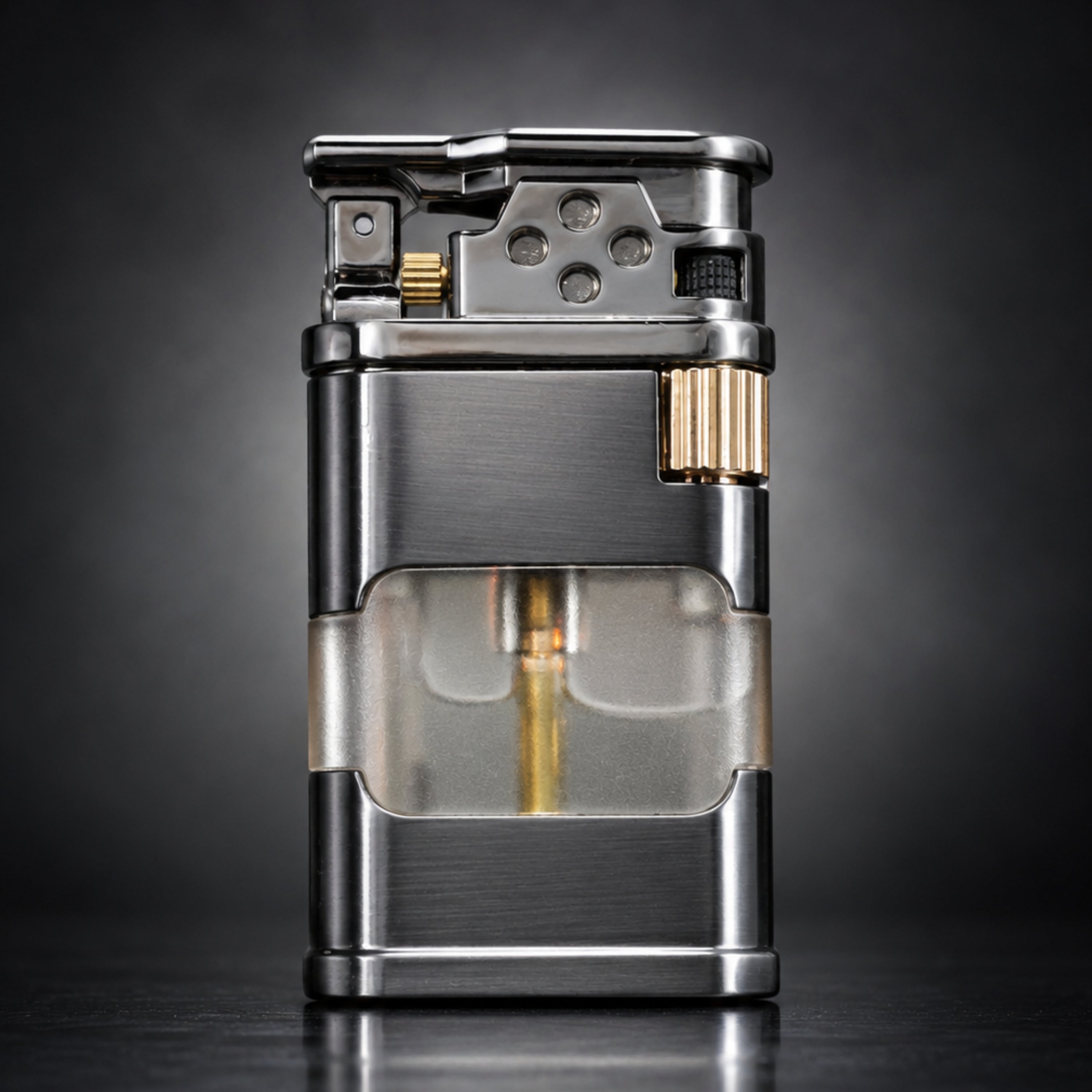 ALA FLAME Ghost Blueprint Transparent Jet Flame Lighter