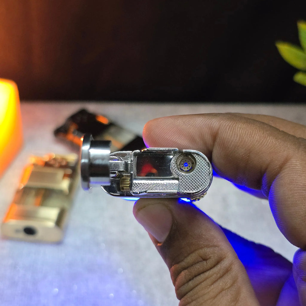 ALA FLAME Ghost Blueprint Transparent Jet Flame Lighter
