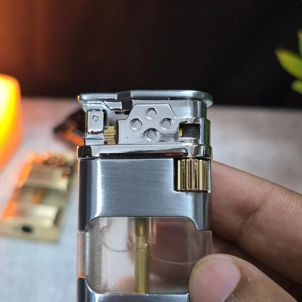 ALA FLAME Ghost Blueprint Transparent Jet Flame Lighter