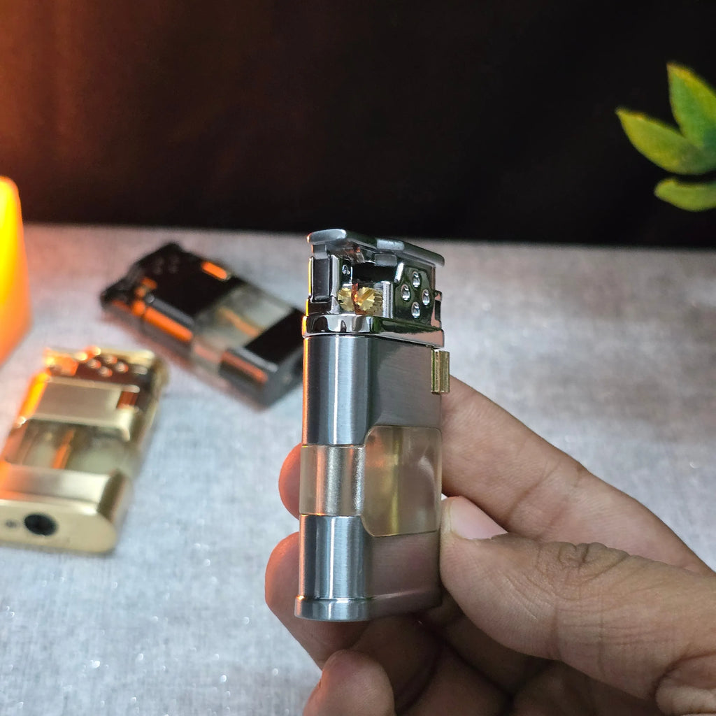 ALA FLAME Ghost Blueprint Transparent Jet Flame Lighter