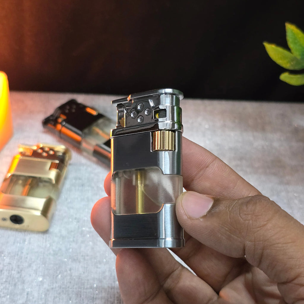 ALA FLAME Ghost Blueprint Transparent Jet Flame Lighter