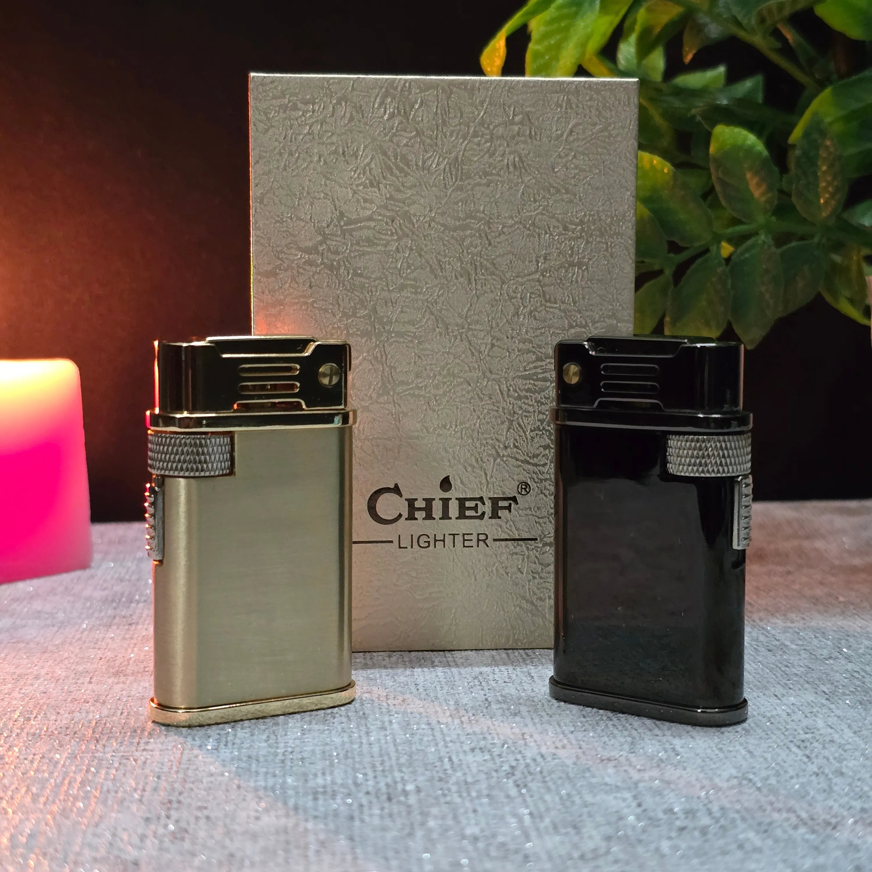 Chief 218 Ironclad Retro Trench Lighter