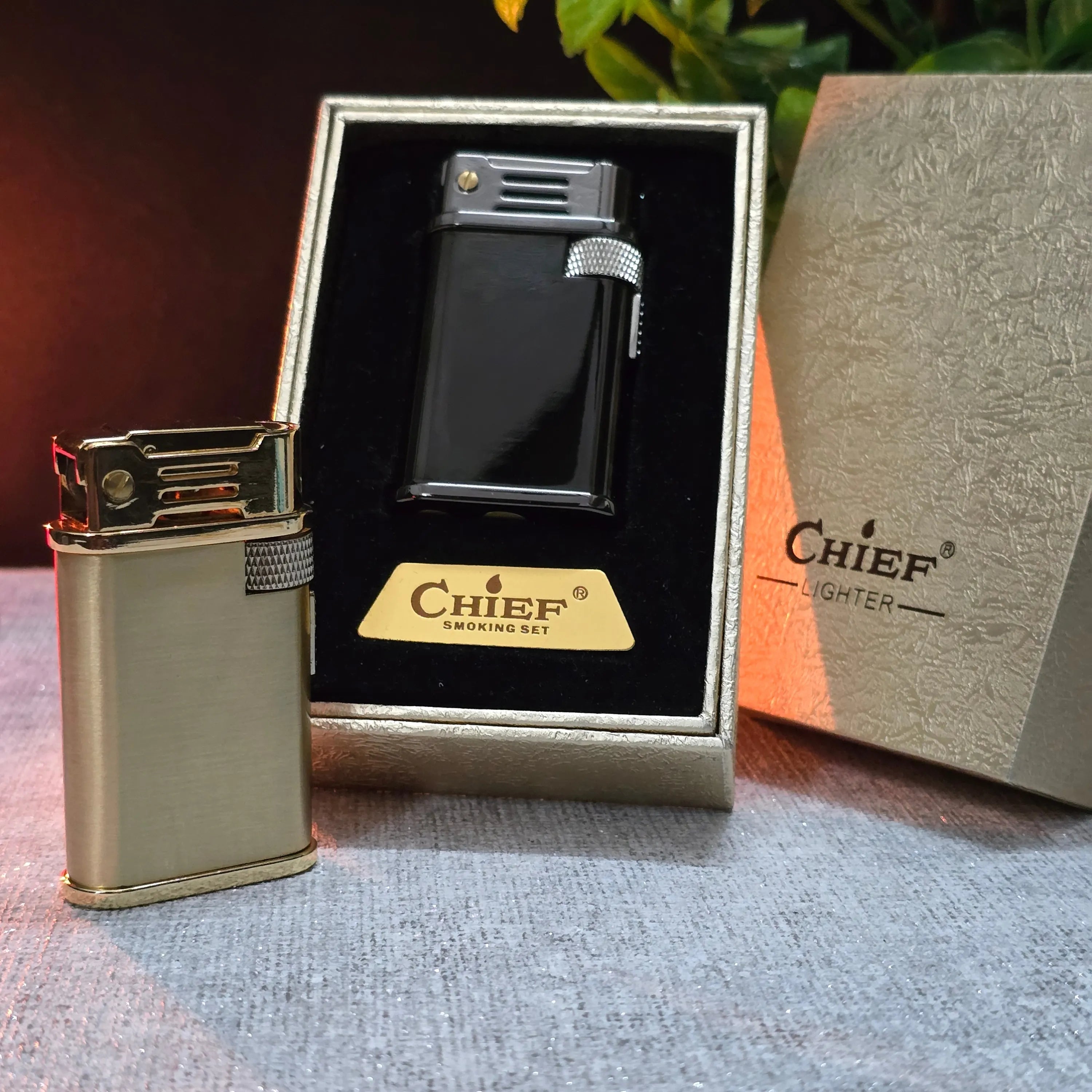 Chief 218 Ironclad Retro Trench Lighter