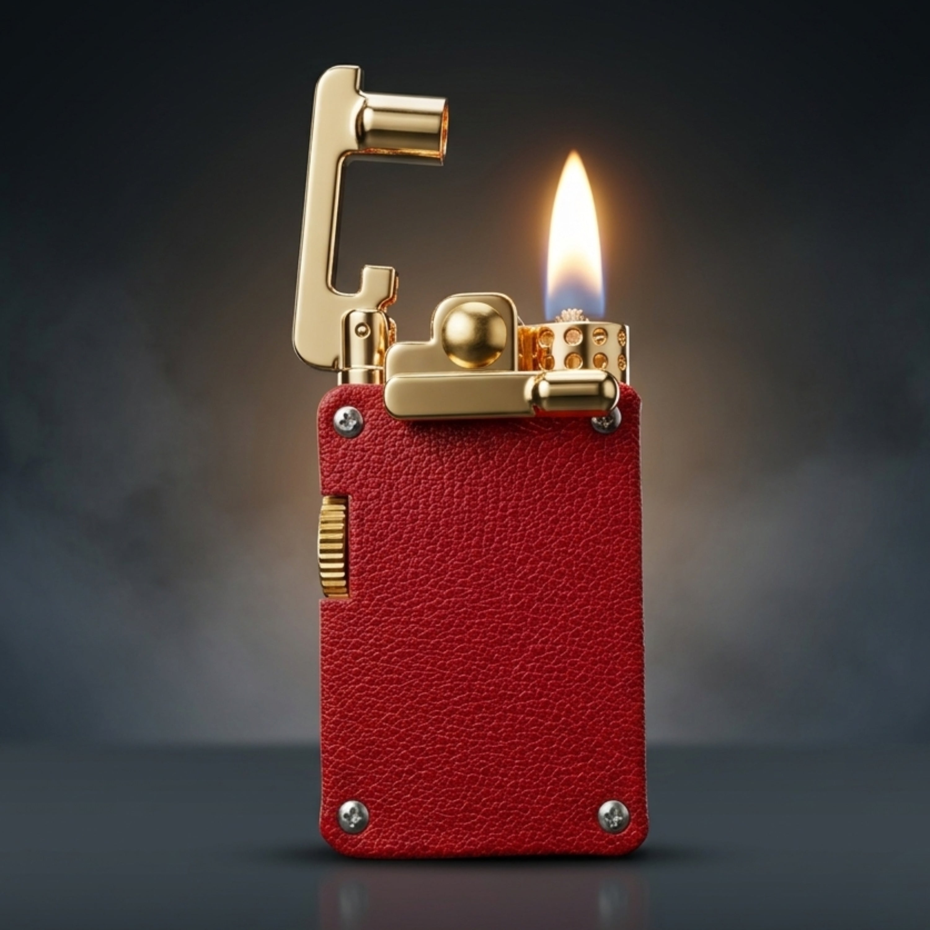 CHIEF 708 Rocker Arm Leather Oil Lighter