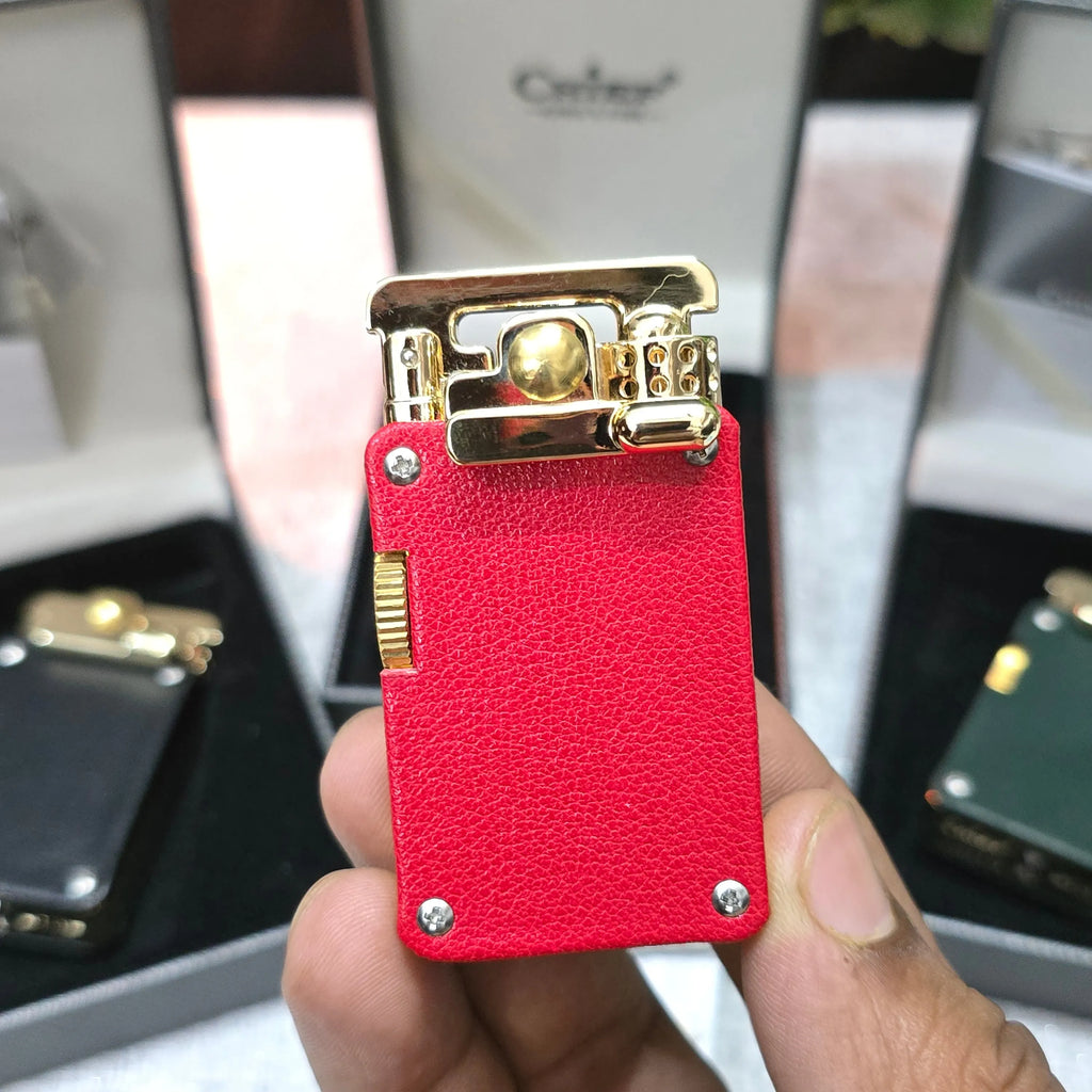 CHIEF 708 Rocker Arm Leather Oil Lighter
