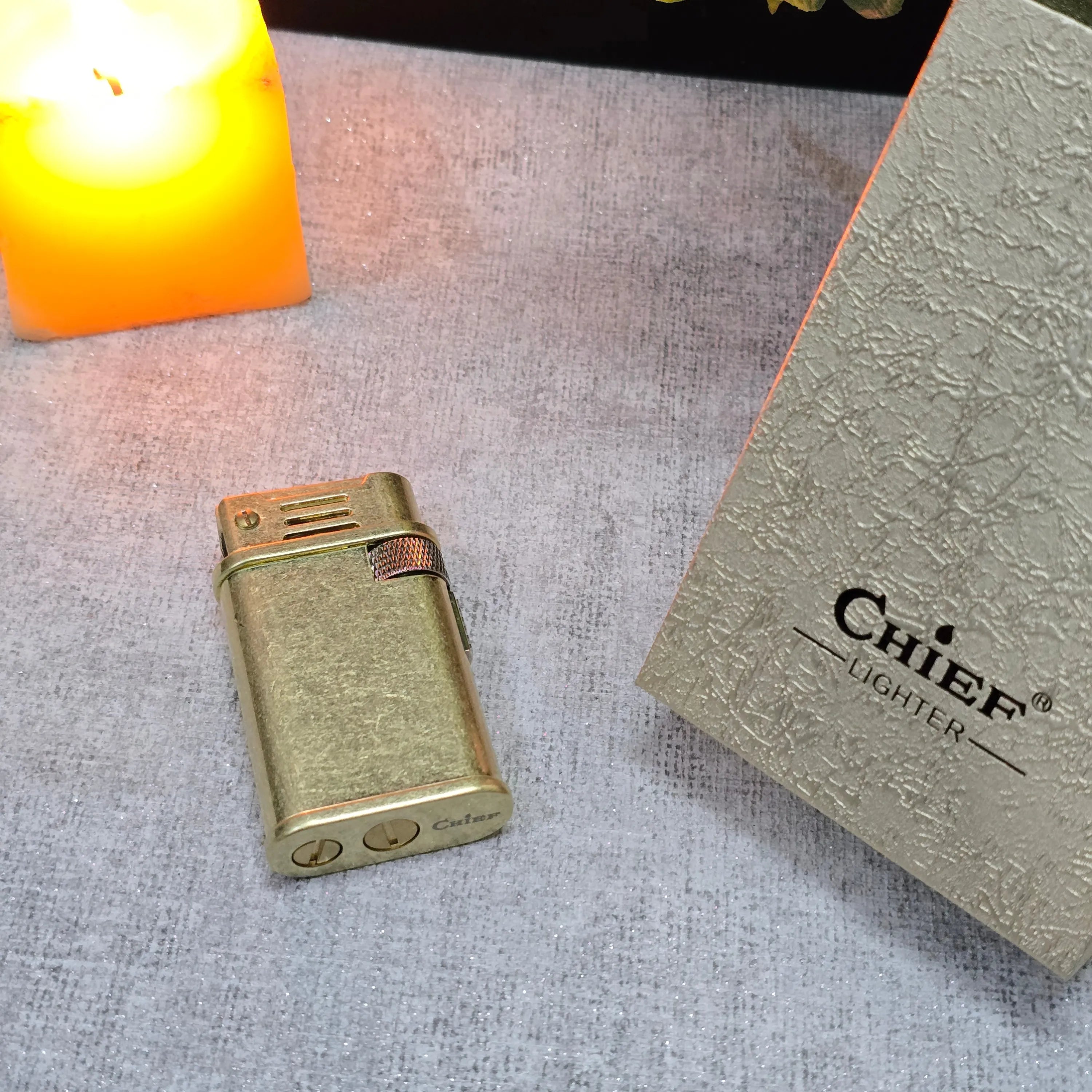 Chief 218 Ironclad Retro Copper Trench Lighter