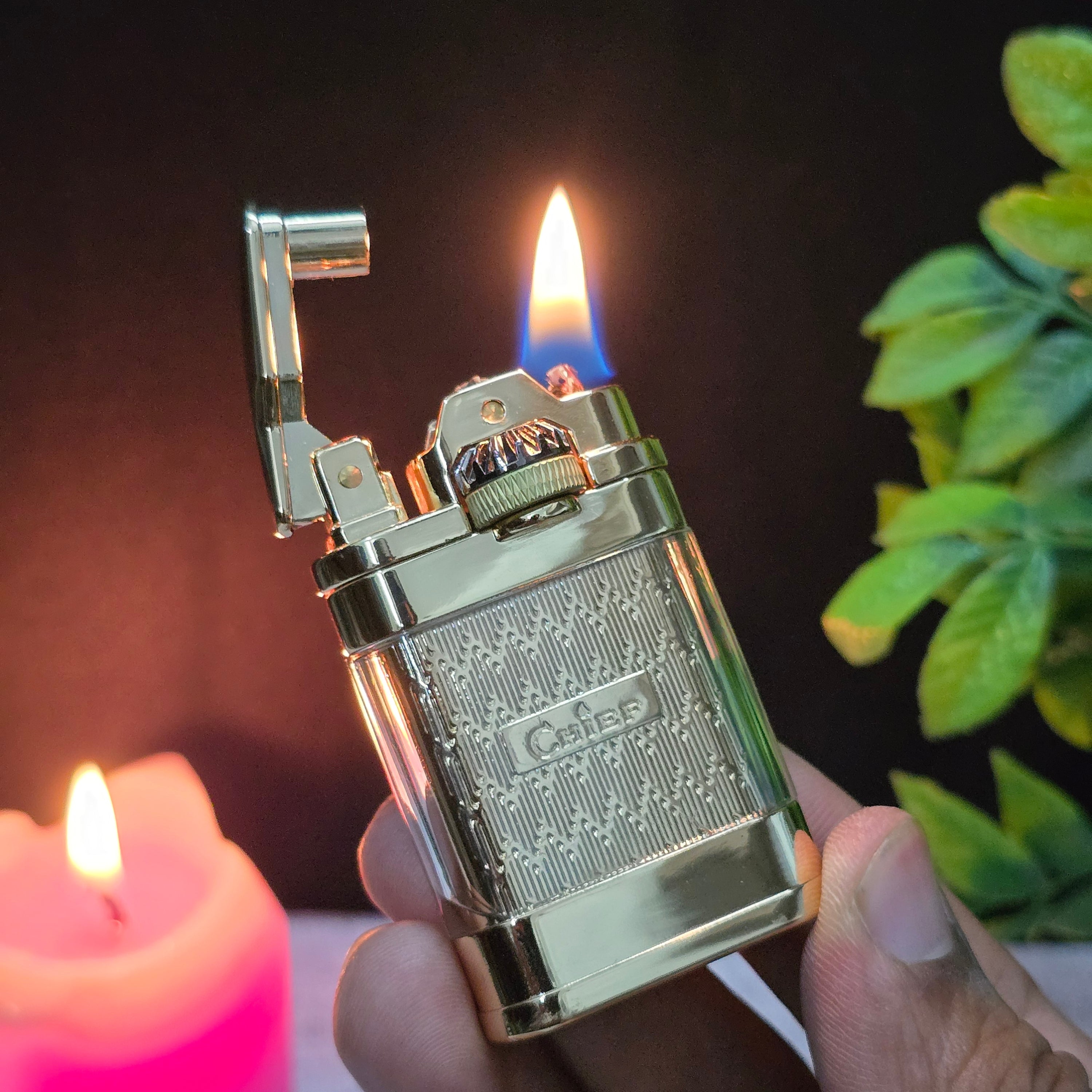 Chief CF307 Ghost Gear Transparent Fuel Tank Kerosene Lighter