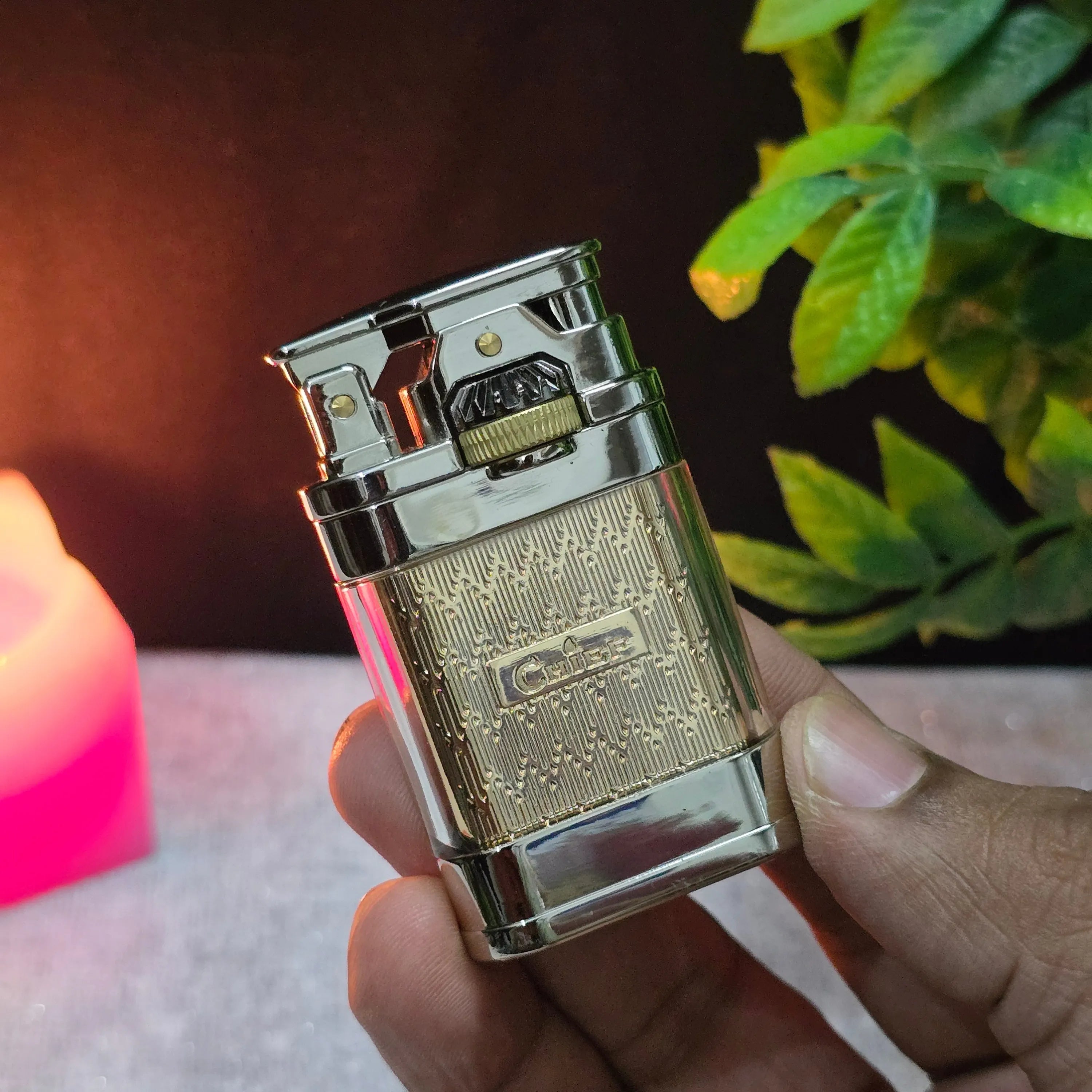 Chief CF307 Ghost Gear Transparent Fuel Tank Kerosene Lighter