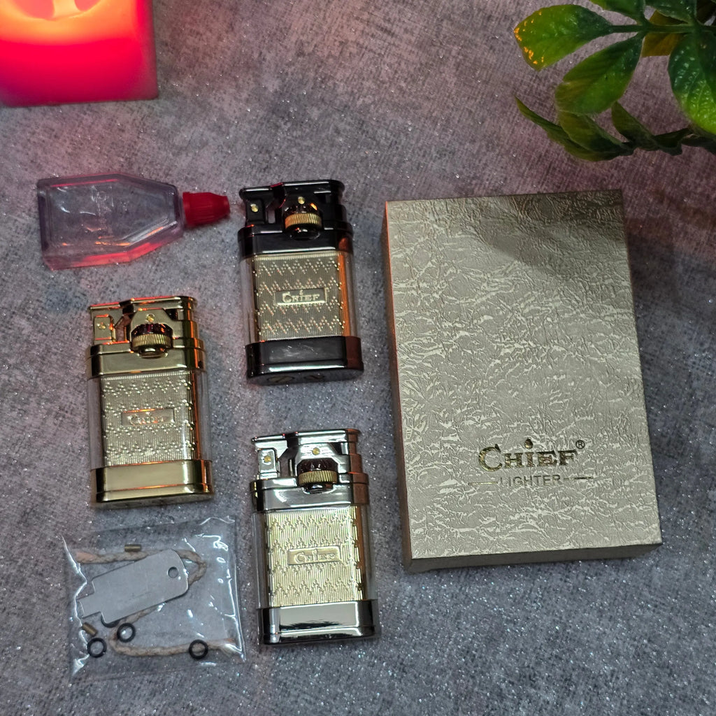 Chief CF307 Ghost Gear Transparent Fuel Tank Kerosene Lighter
