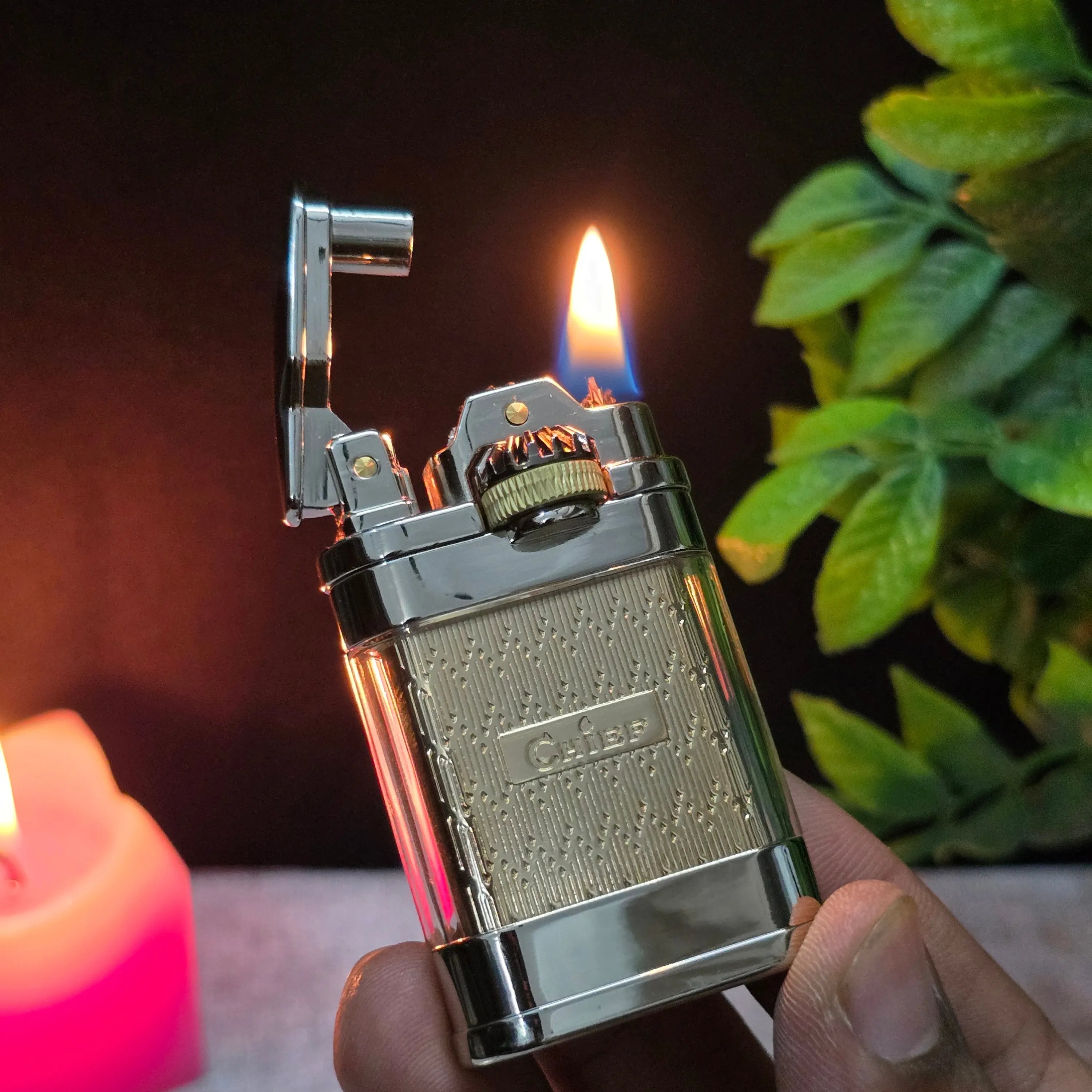 Chief CF307 Ghost Gear Transparent Fuel Tank Kerosene Lighter