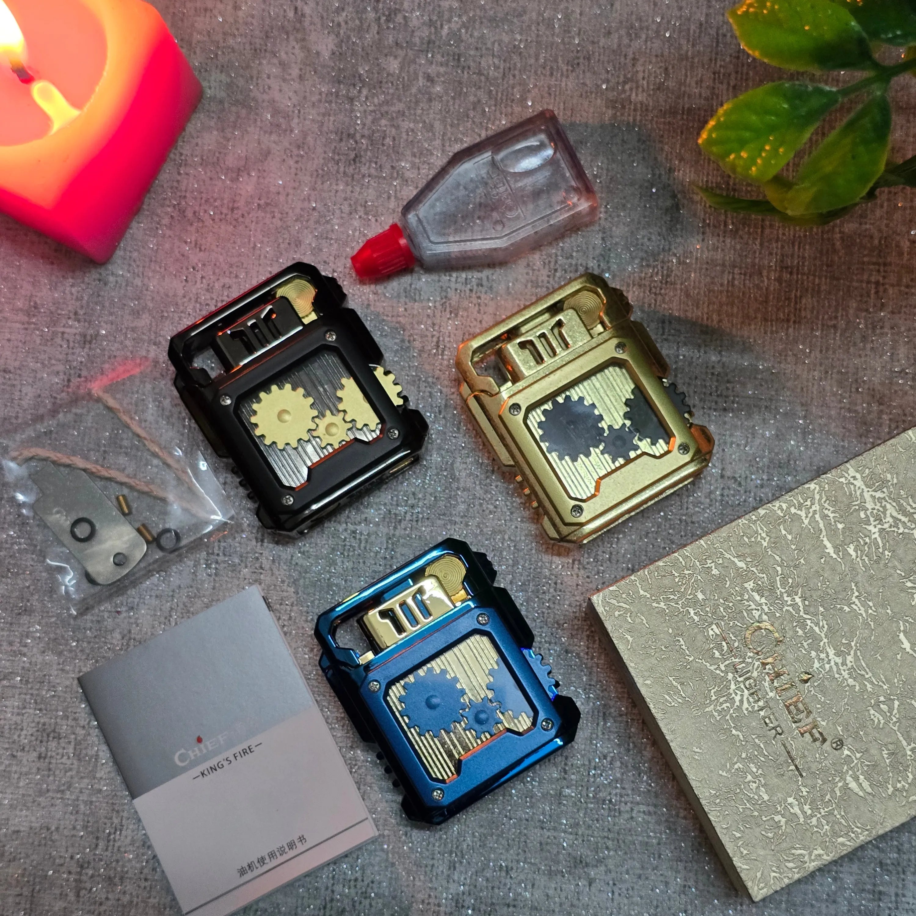 Chief CF315 Mechanical Lighter – The King's Fire Edition
