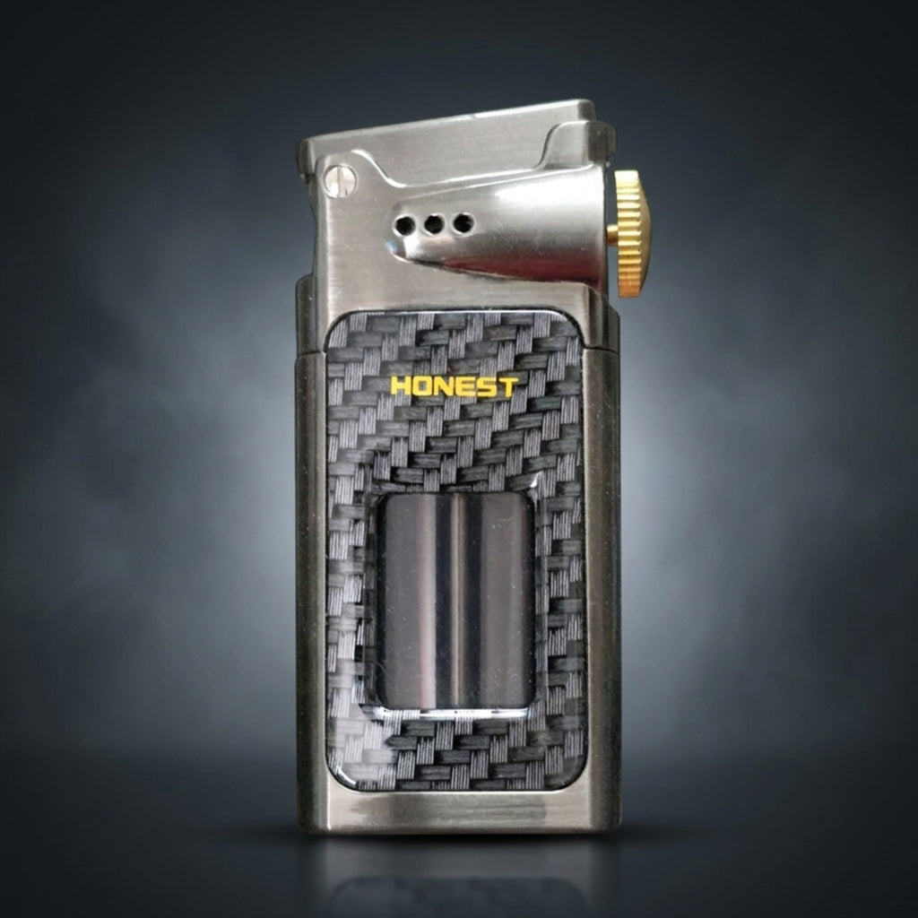 HONEST Dragon Horn Oil Lighter Transparent Fuel Tank