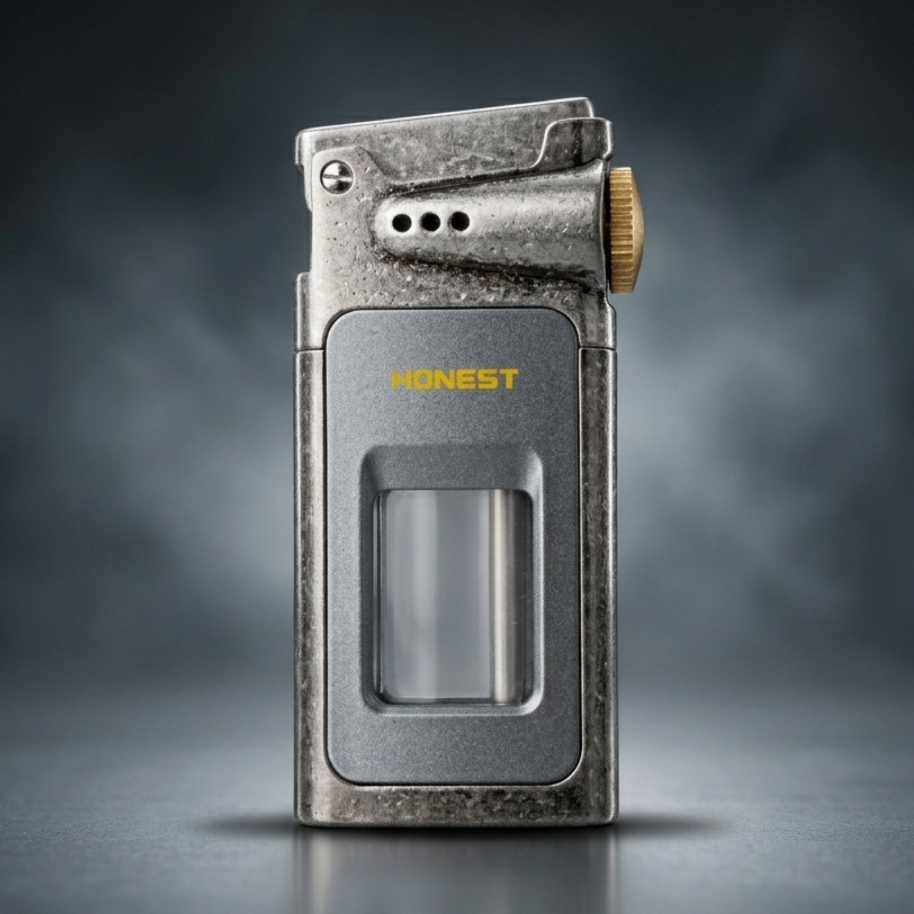 HONEST Dragon Horn Oil Lighter Transparent Fuel Tank