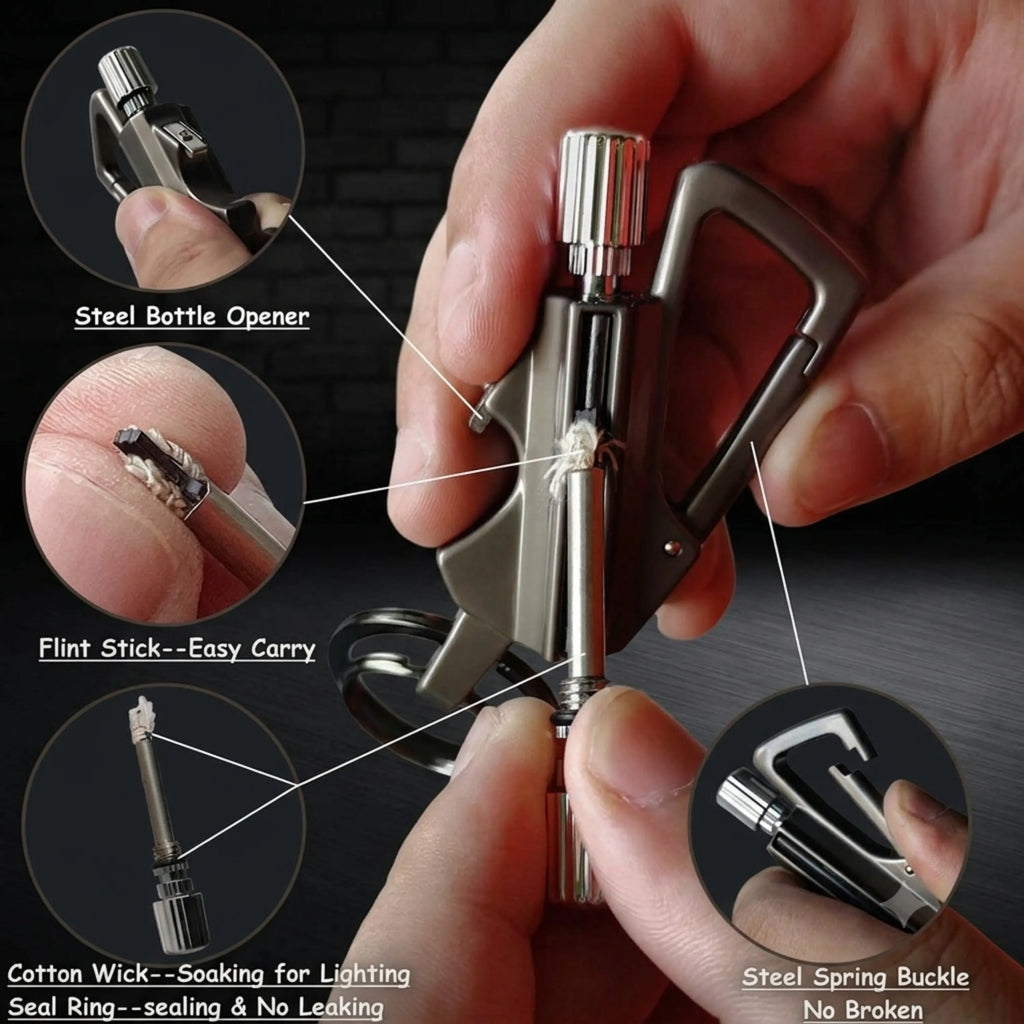 HONEST MatchKey Pro Permanent Match Keychain Lighter