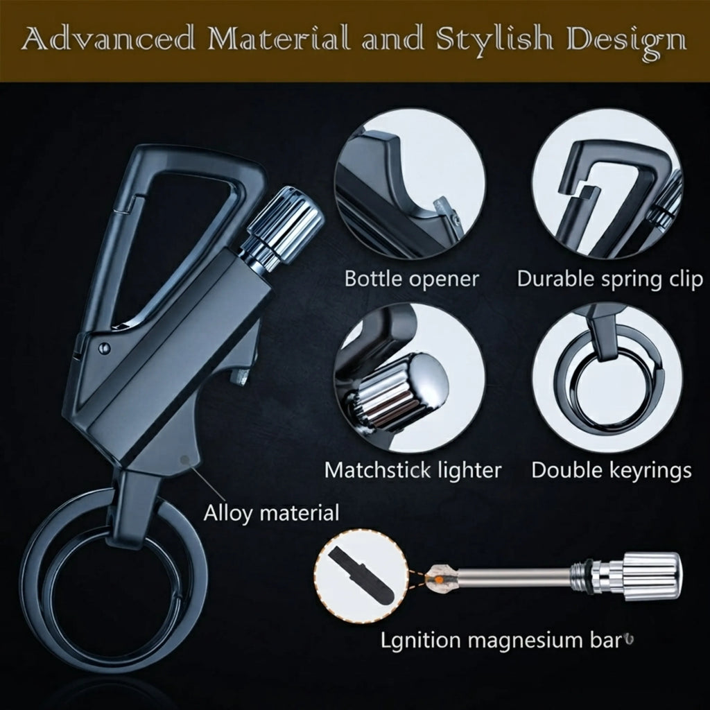 HONEST MatchKey Pro Permanent Match Keychain Lighter