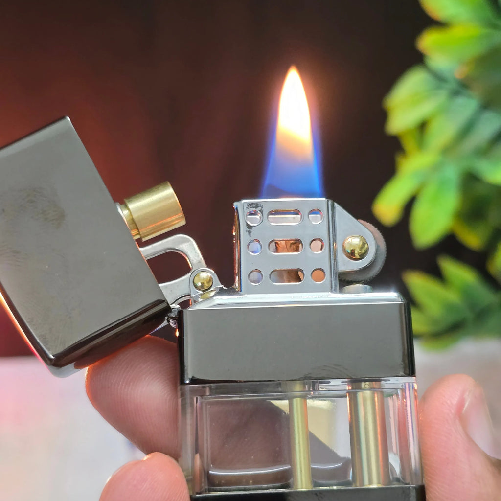 ZORRO Z220 Rizz Transparent Fuel Chamber Kerosene Lighter