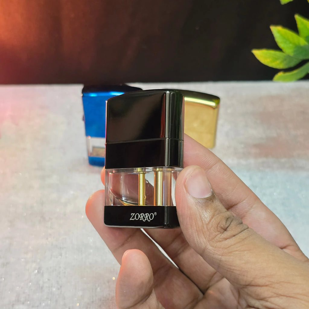 ZORRO Z220 Rizz Transparent Fuel Chamber Kerosene Lighter