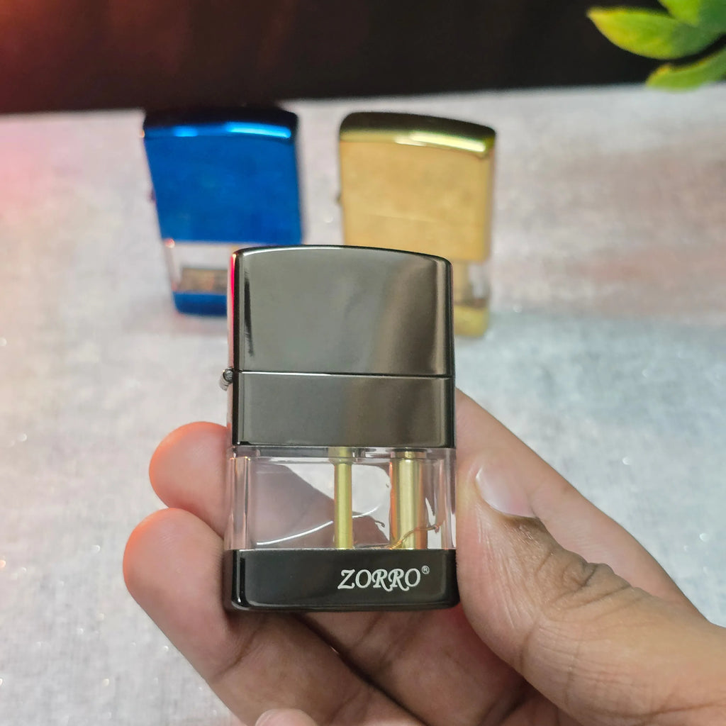 ZORRO Z220 Rizz Transparent Fuel Chamber Kerosene Lighter