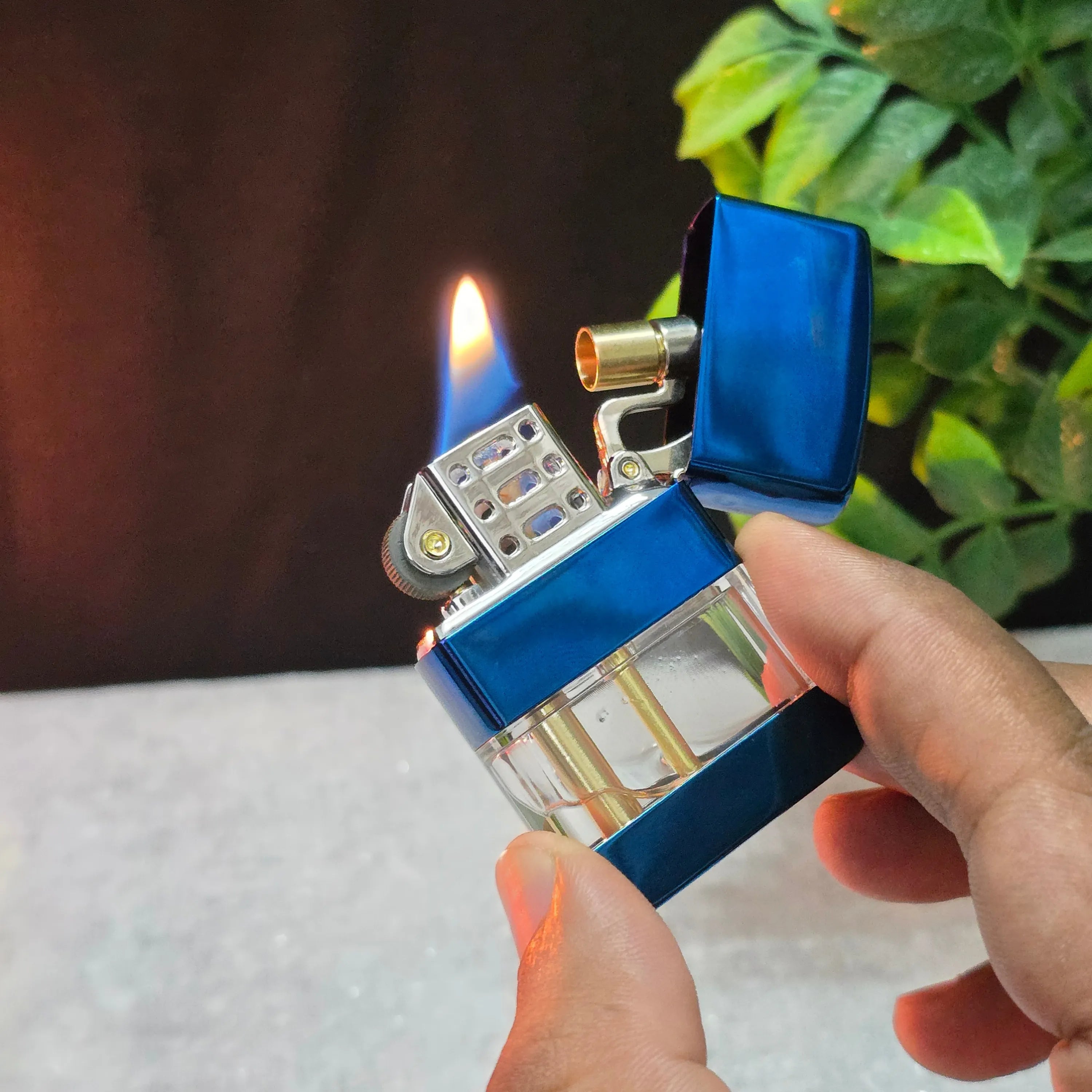 ZORRO Z220 Rizz Transparent Fuel Chamber Kerosene Lighter