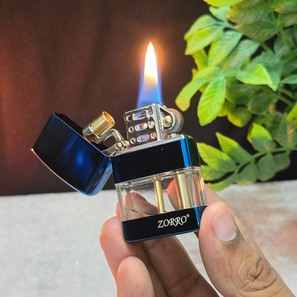 ZORRO Z220 Rizz Transparent Fuel Chamber Kerosene Lighter
