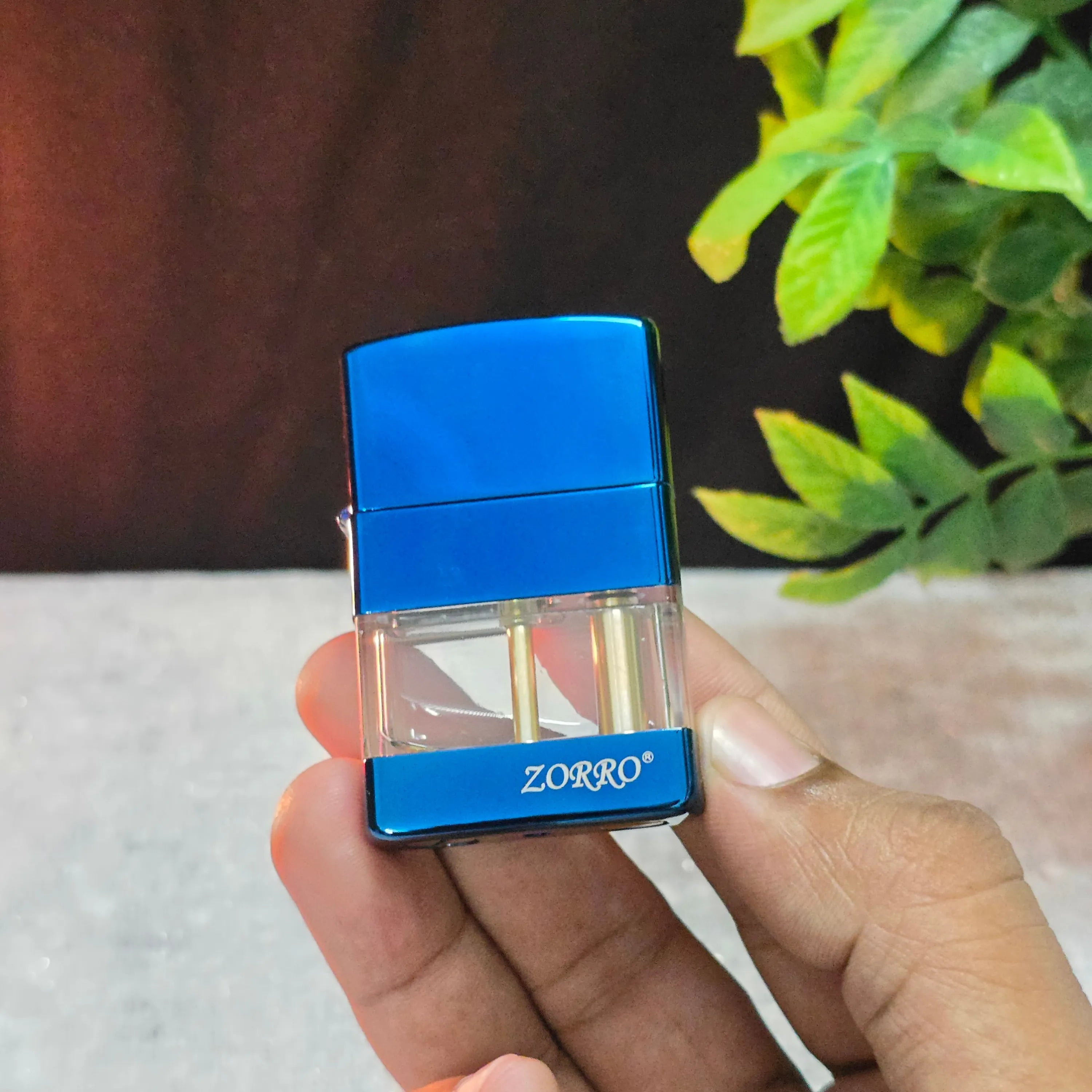 ZORRO Z220 Rizz Transparent Fuel Chamber Kerosene Lighter