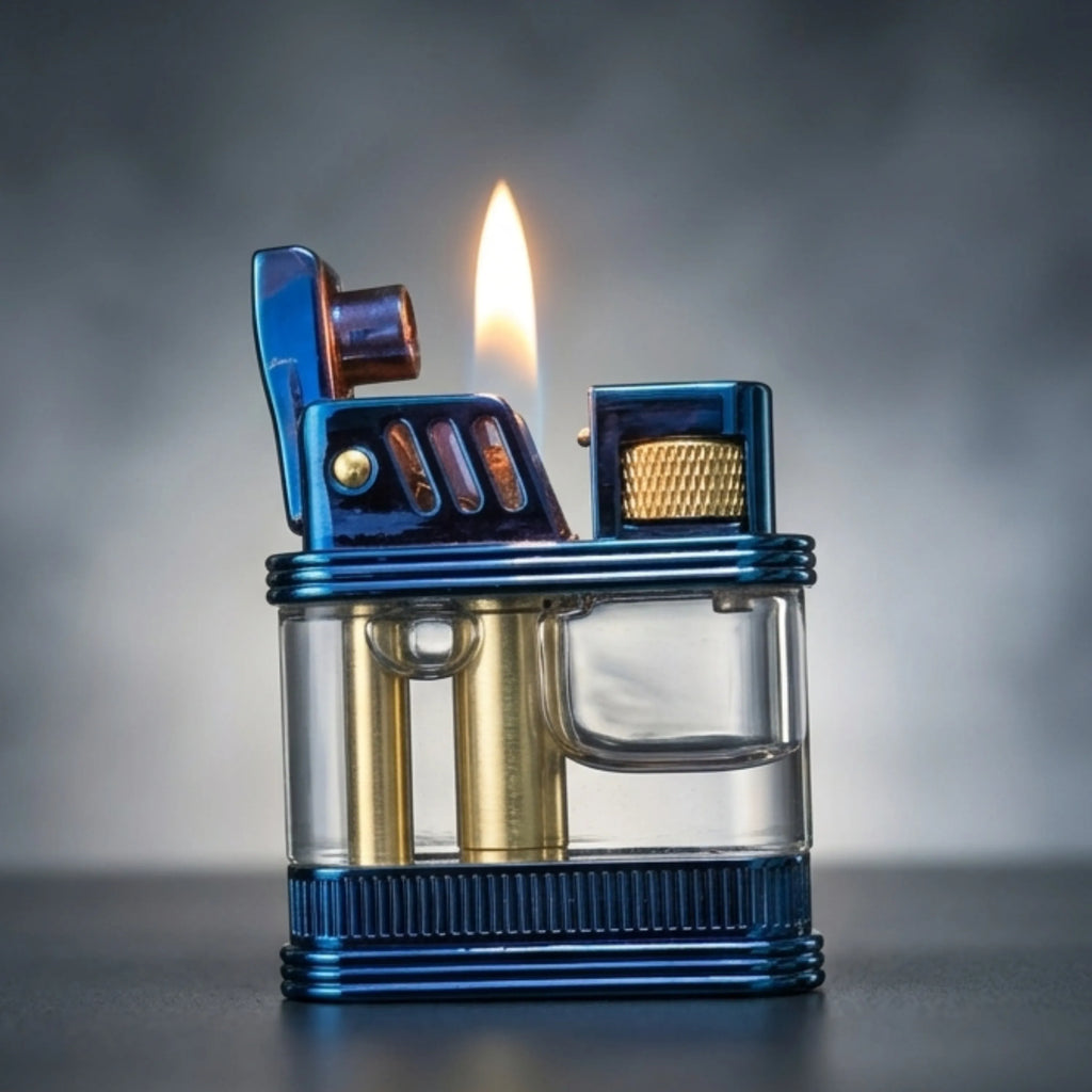 Zorro Z716 Retro Transparent Oil Lighter
