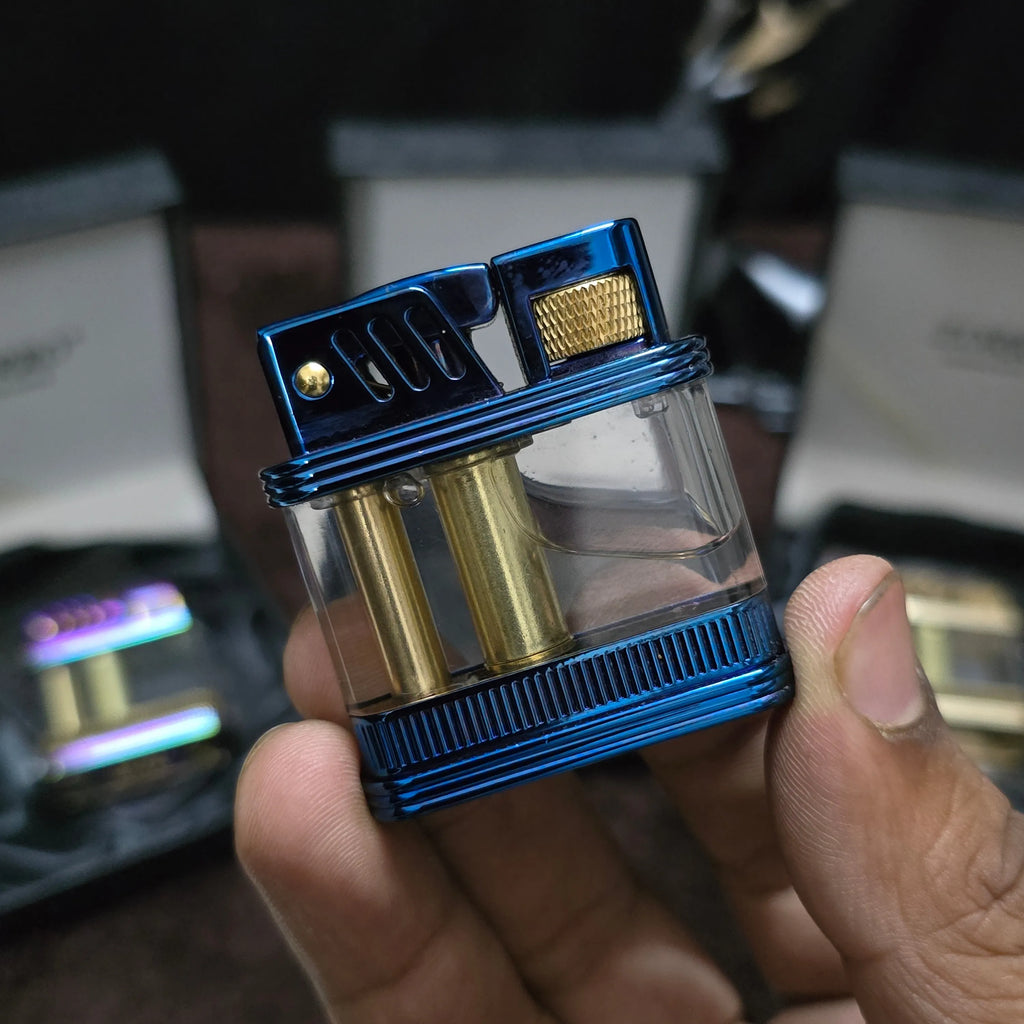 Zorro Z716 Retro Transparent Oil Lighter