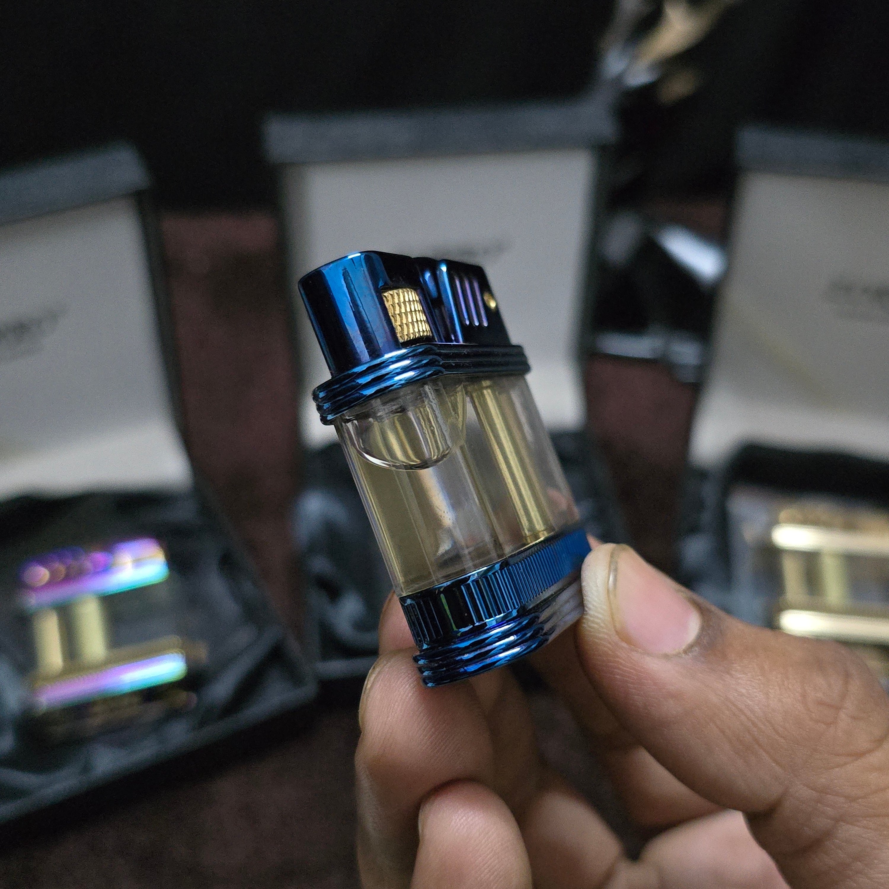 Zorro Z716 Retro Transparent Oil Lighter