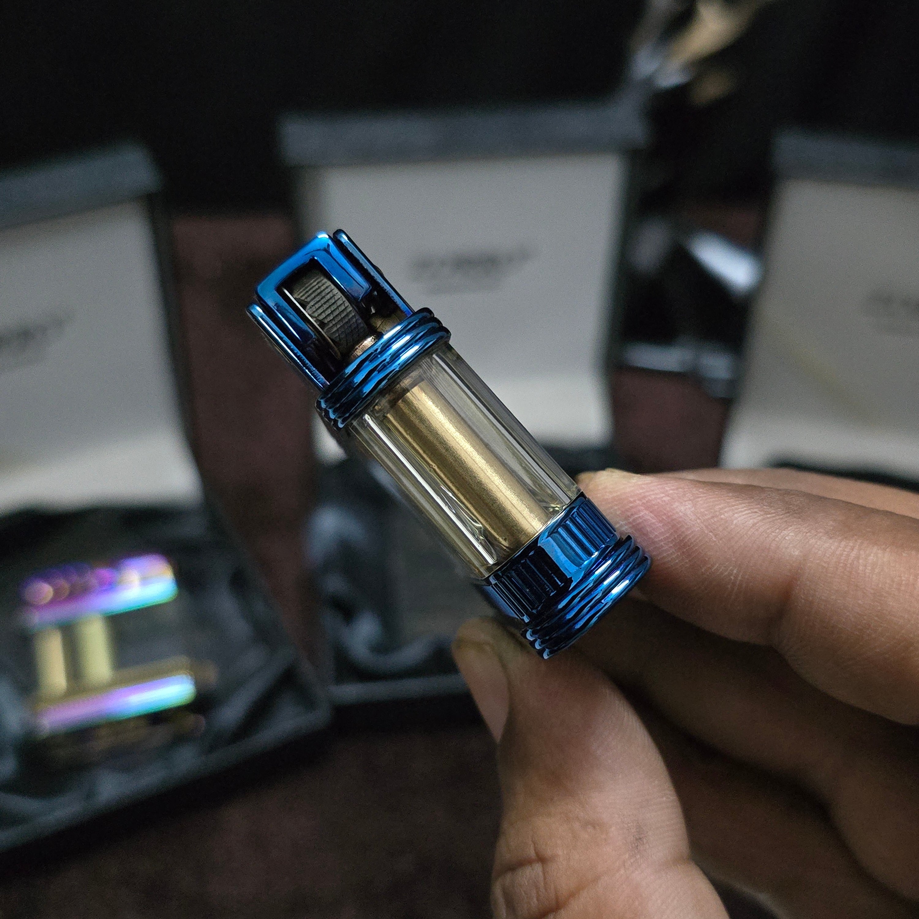 Zorro Z716 Retro Transparent Oil Lighter