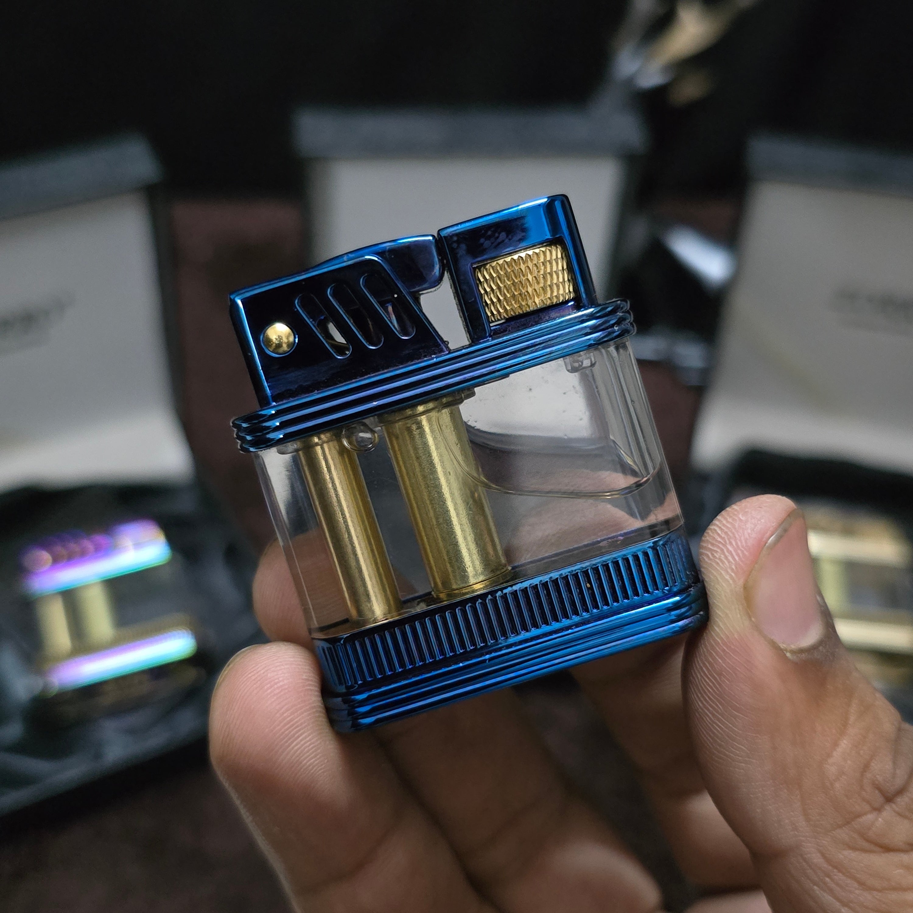 Zorro Z716 Retro Transparent Oil Lighter