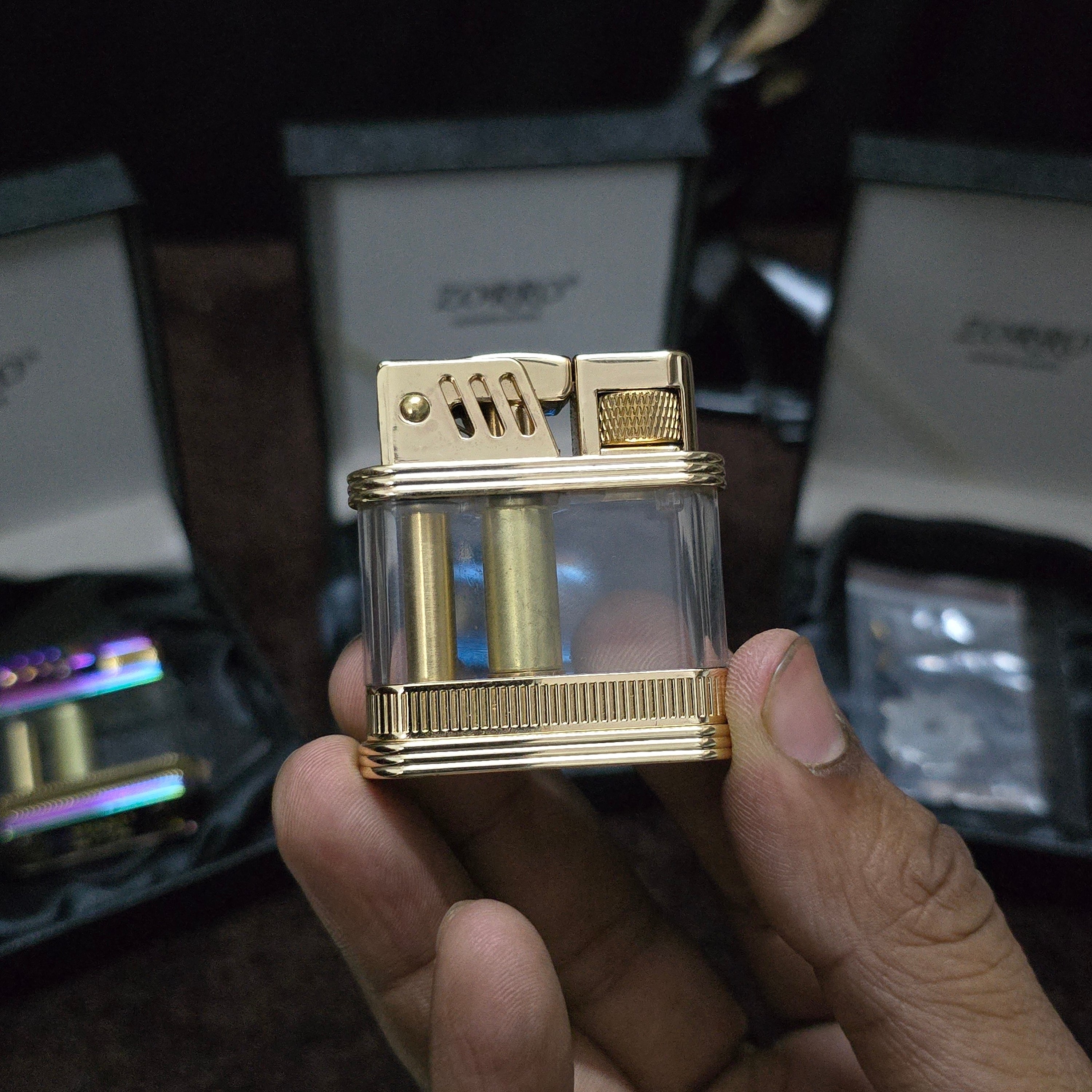 Zorro Z716 Retro Transparent Oil Lighter