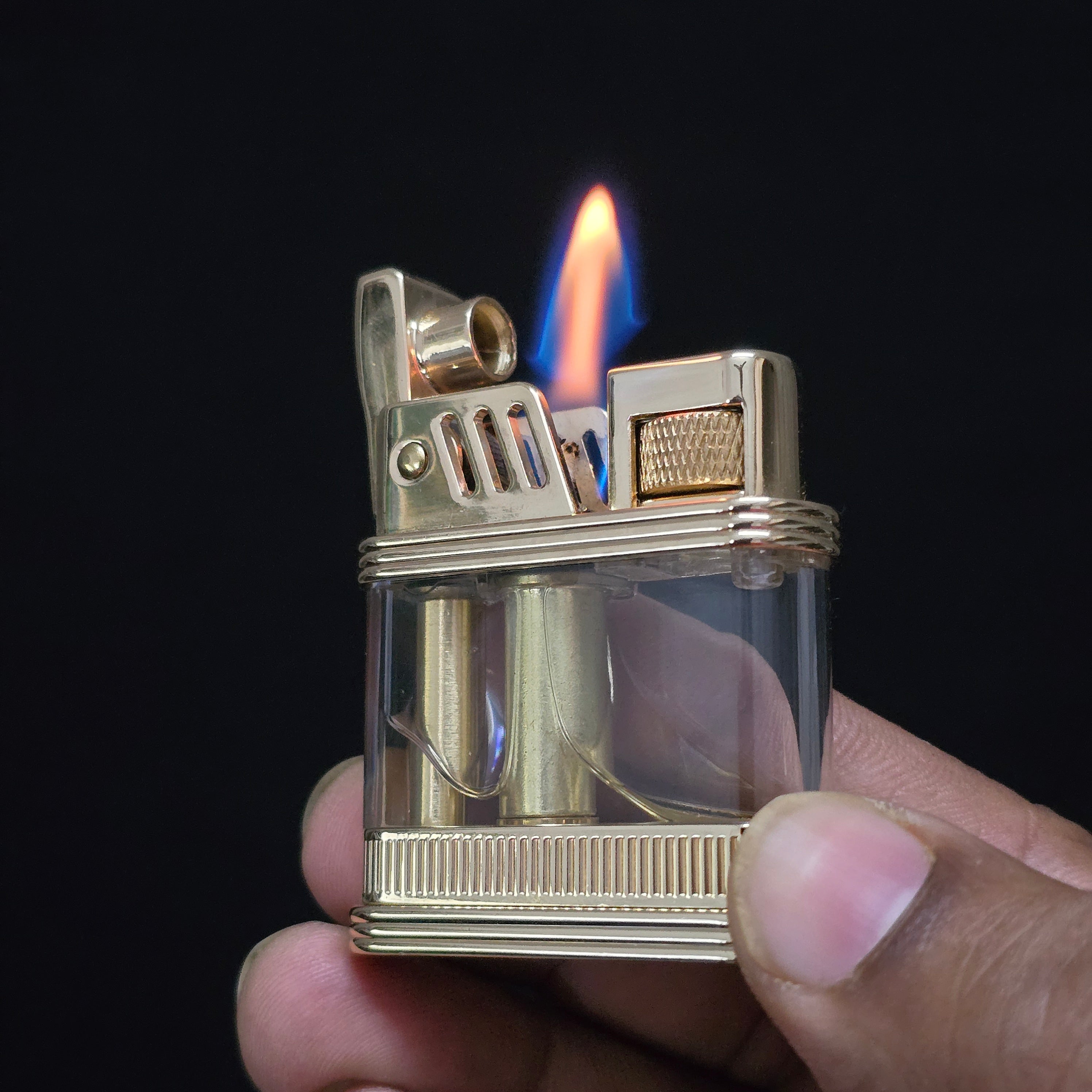 Zorro Z716 Retro Transparent Oil Lighter