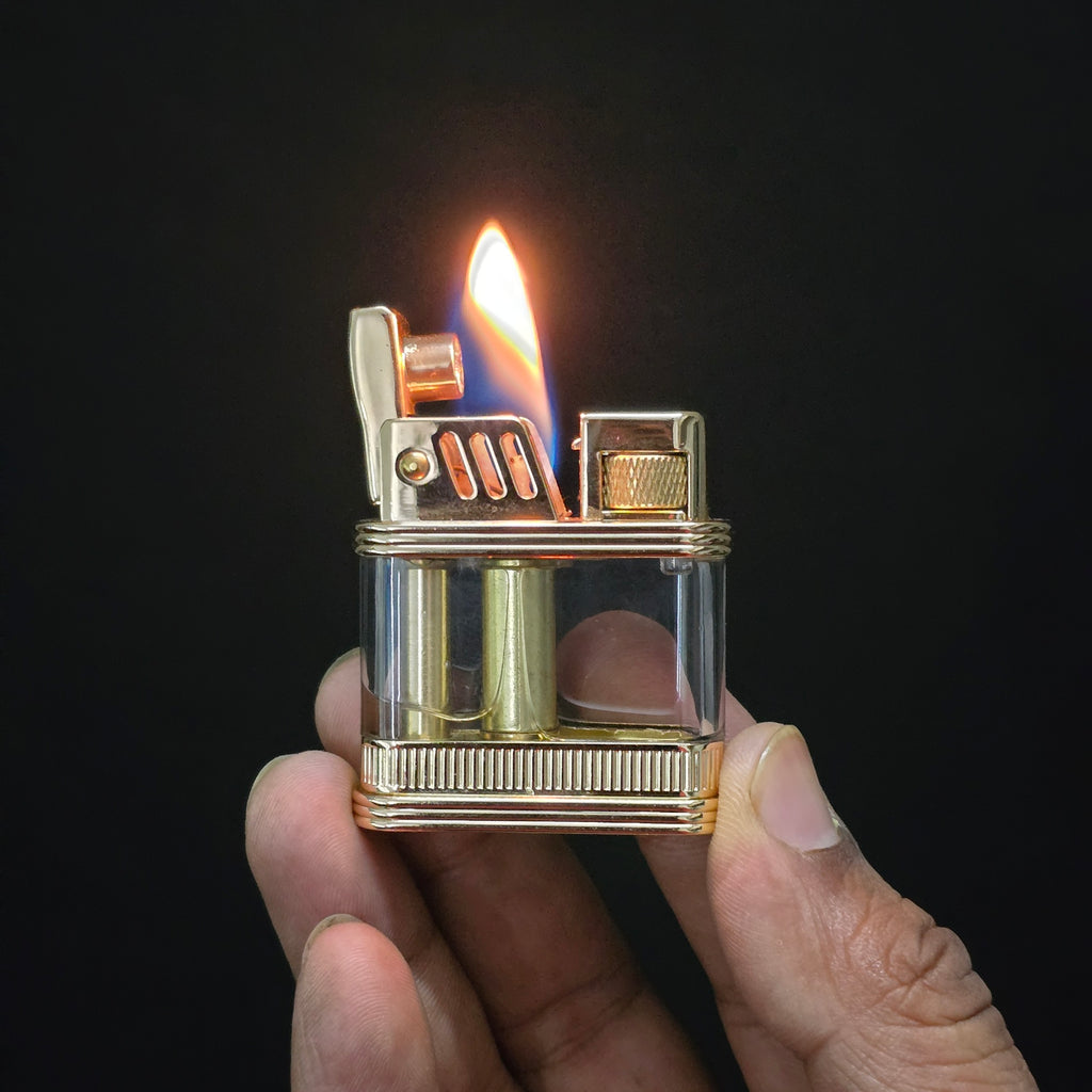 Zorro Z716 Retro Transparent Oil Lighter