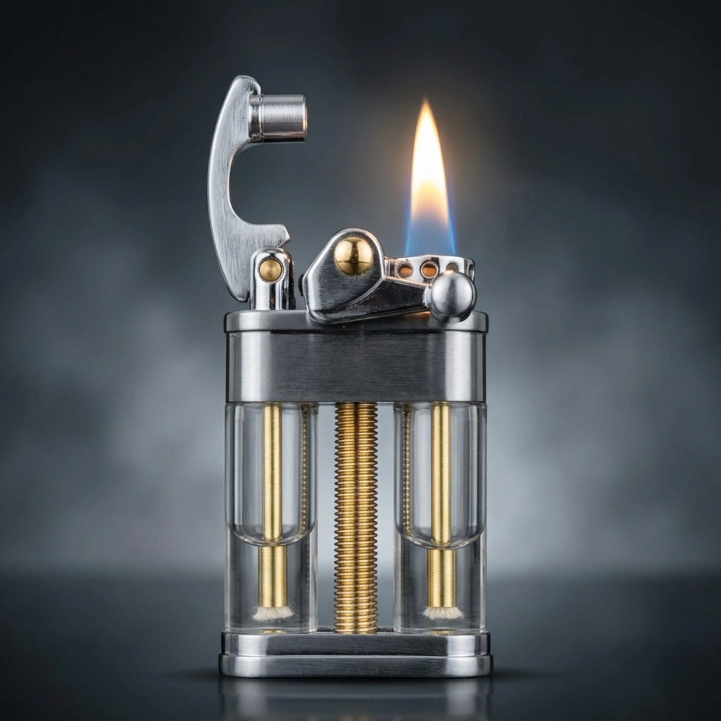 Zorro Z721 Transparent Double Tank Kerosene Oil Lighter