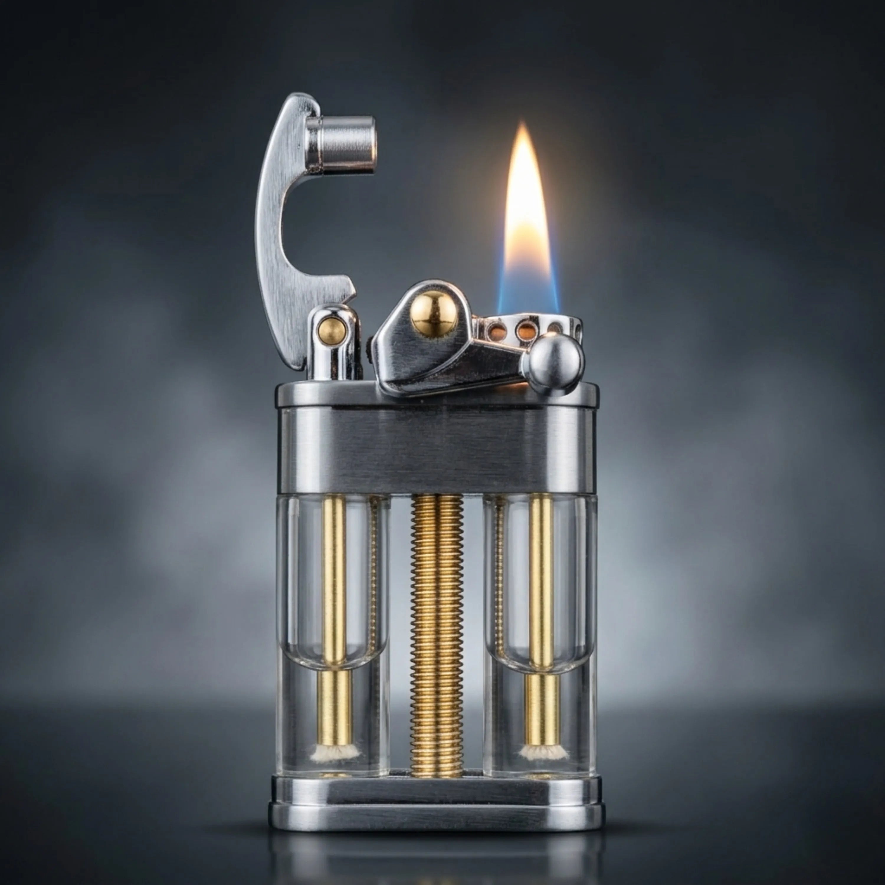 Zorro Z721 Transparent Double Tank Kerosene Oil Lighter