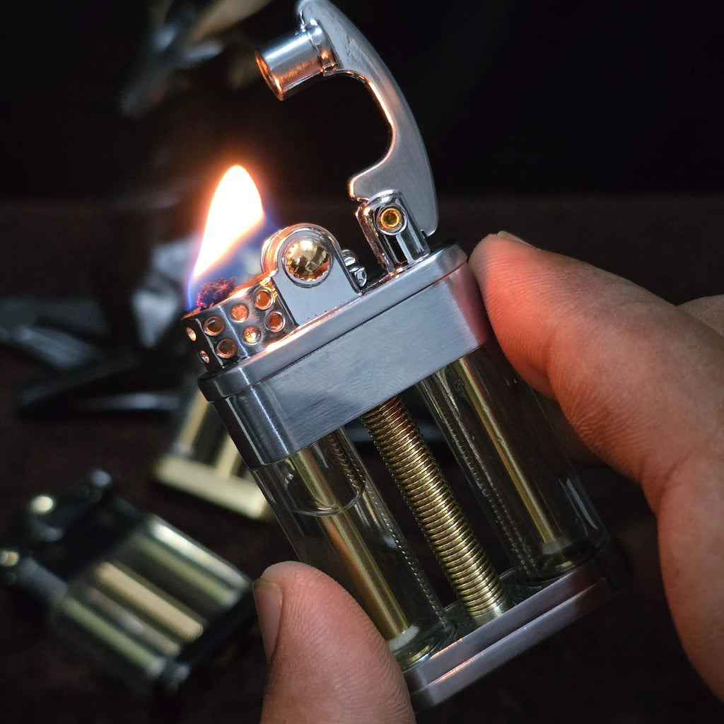 Zorro Z721 Transparent Double Tank Kerosene Oil Lighter