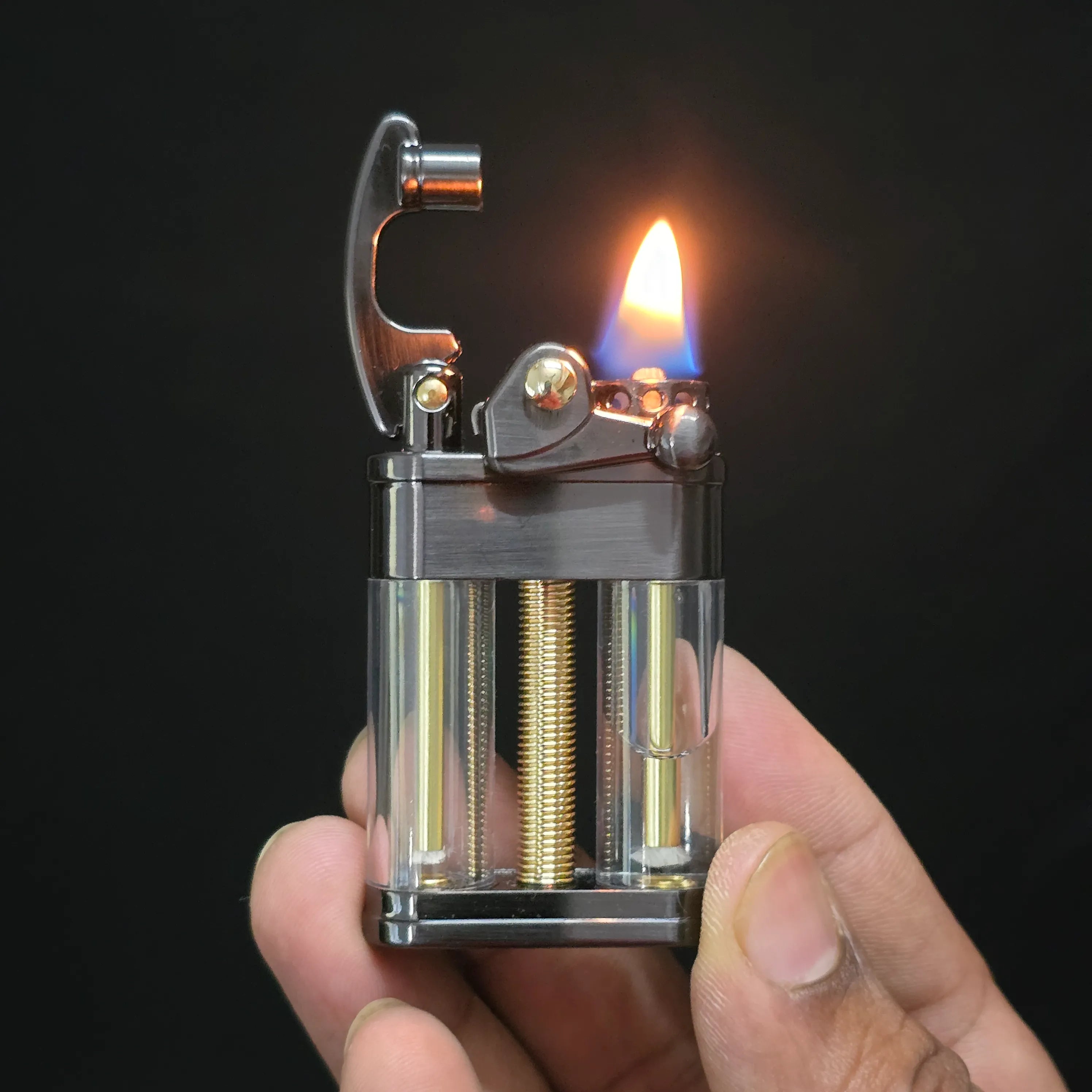 Zorro Z721 Transparent Double Tank Kerosene Oil Lighter
