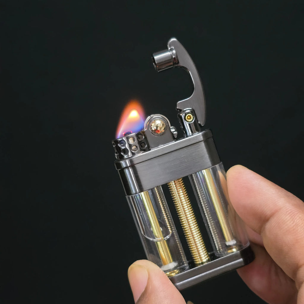 Zorro Z721 Transparent Double Tank Kerosene Oil Lighter