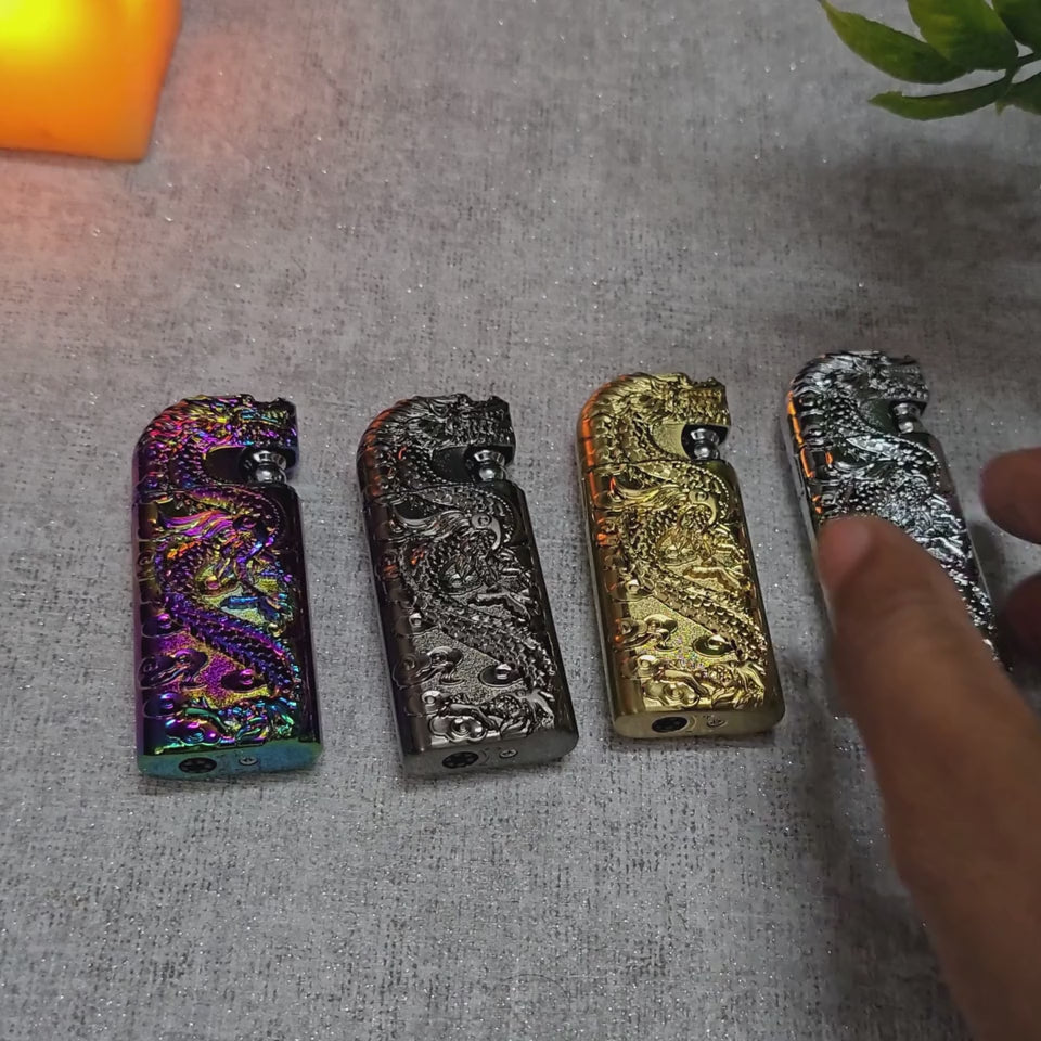 ALA FLAME Dynasty Imperial Dragon Dual Flame Lighter