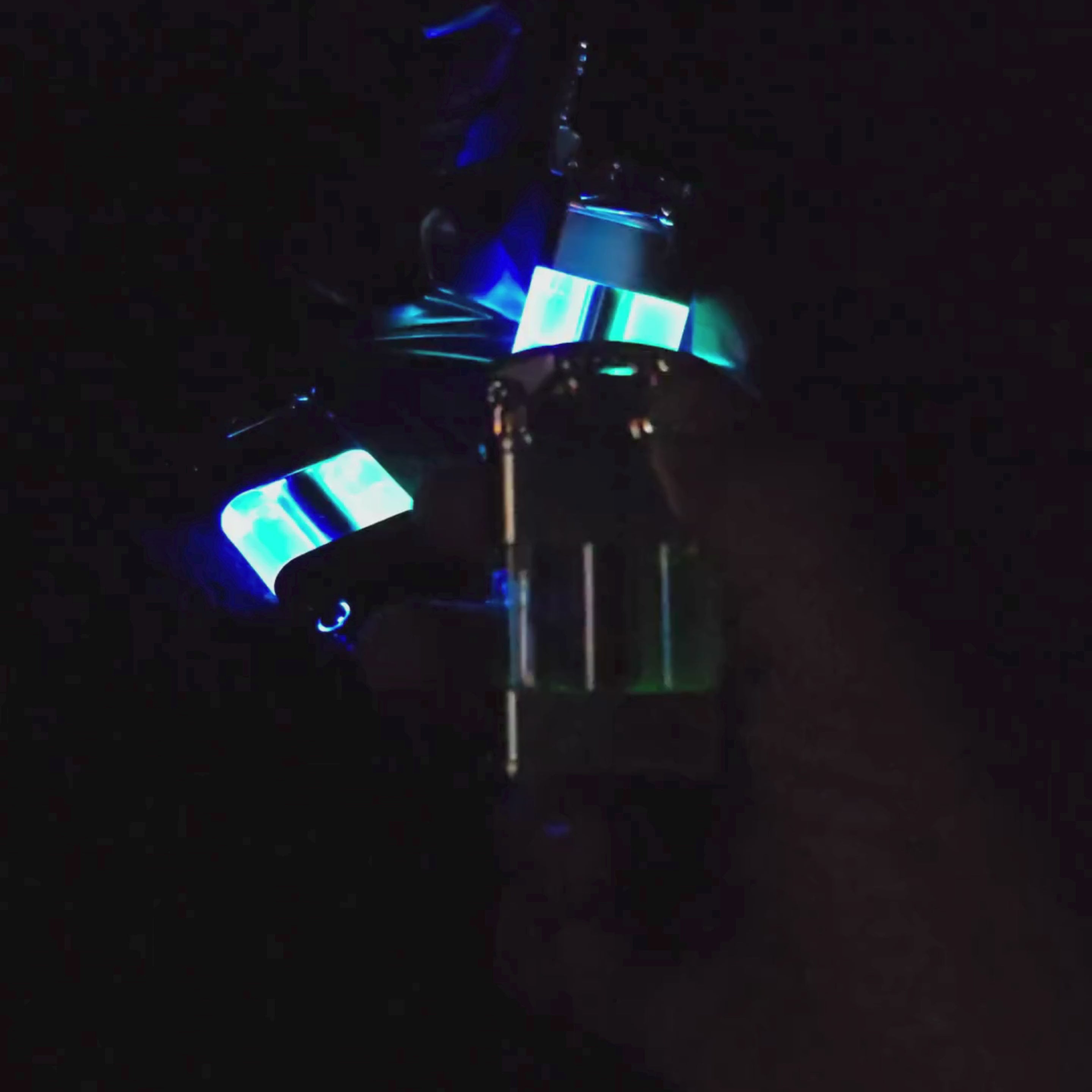 ALA FLAME Neon Glow Green Flame Lighter