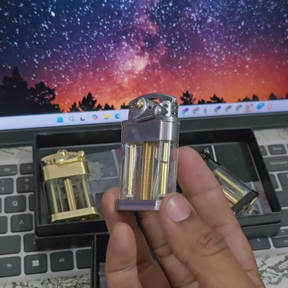 Zorro Z721 Transparent Double Tank Kerosene Oil Lighter