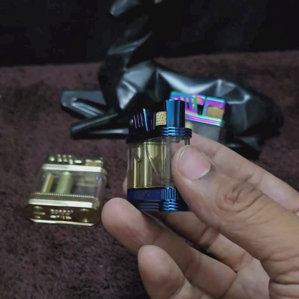 Zorro Z716 Retro Transparent Oil Lighter