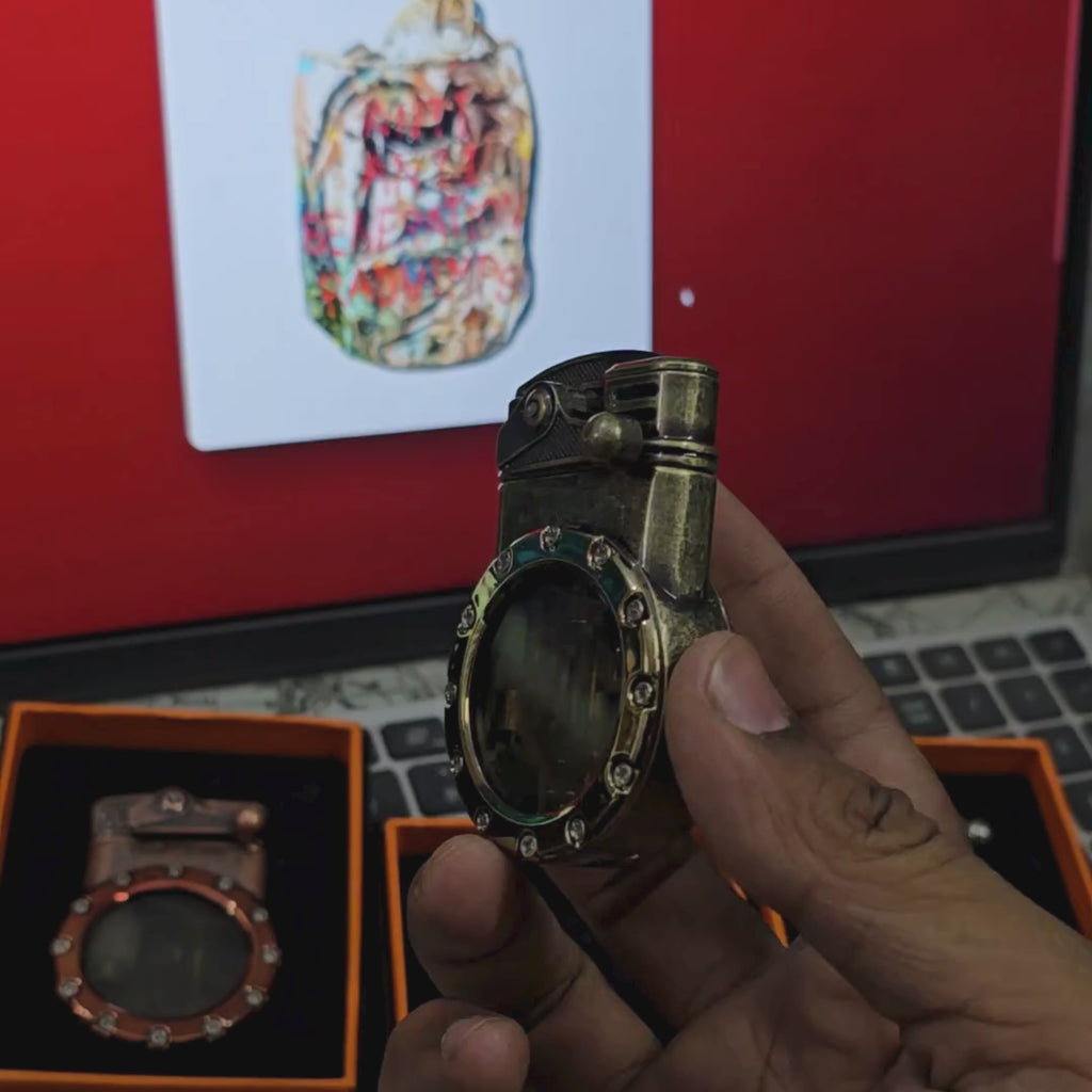 ALA FLAME Retro Dual Torch Cigarette Lighter